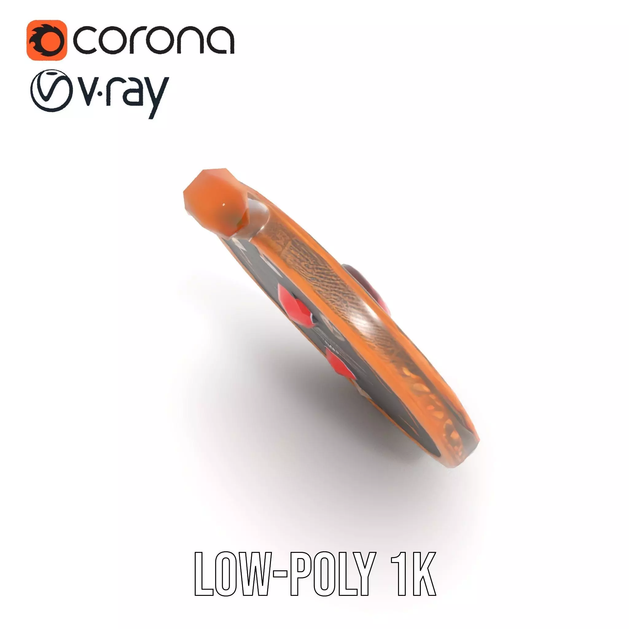 Ancient Bronze Amulet model pack Low-poly 3D model_10