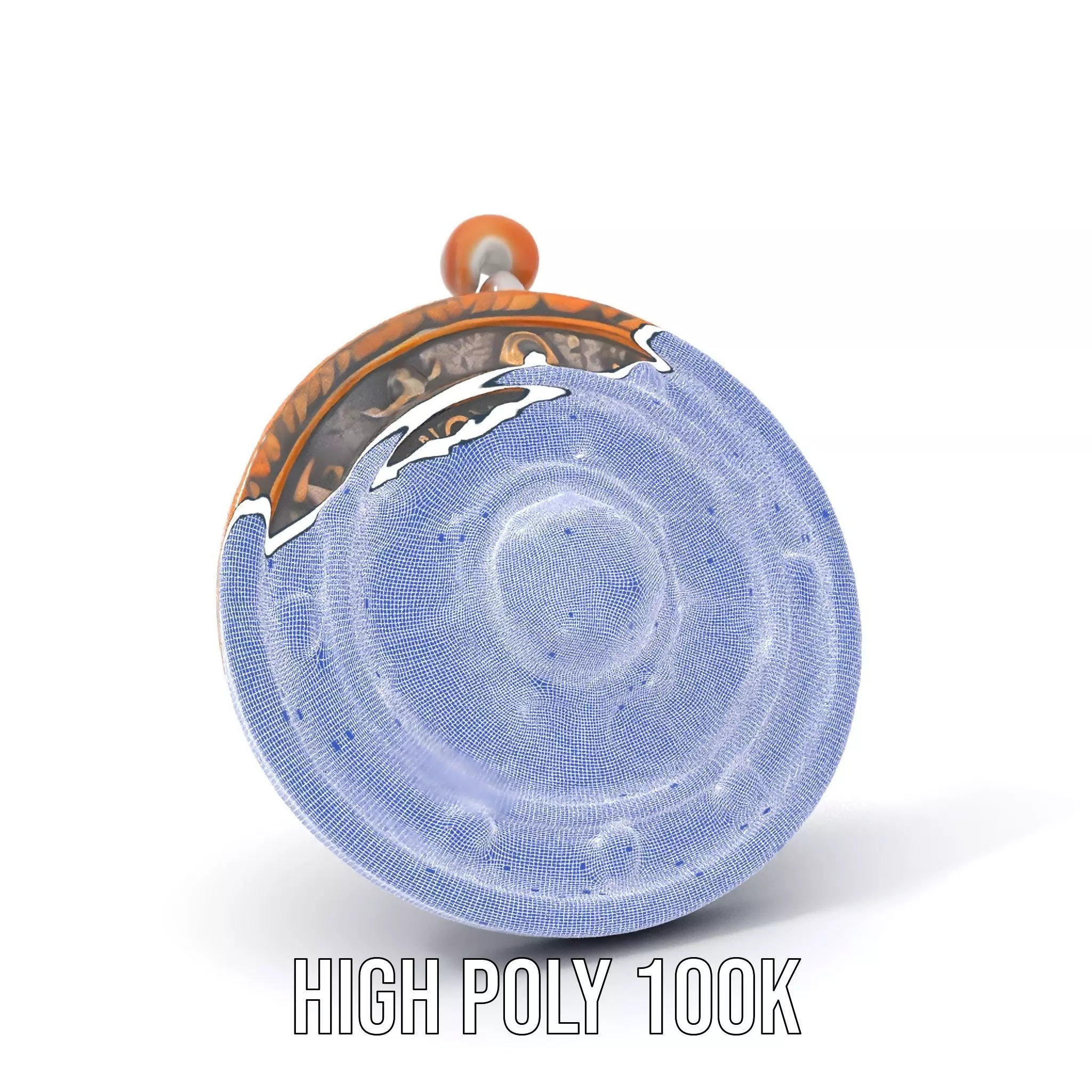 Ancient Bronze Amulet model pack Low-poly 3D model_5