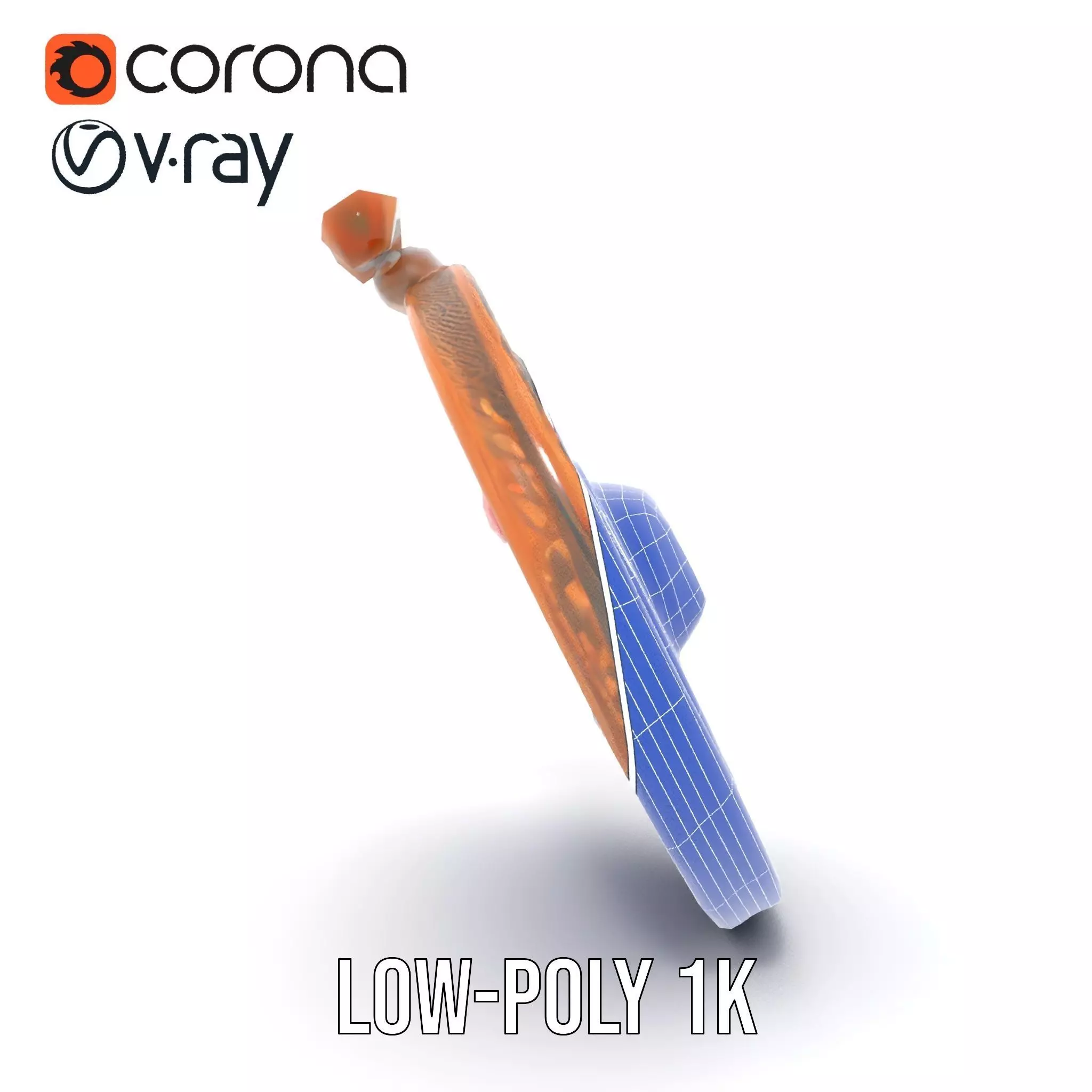 Ancient Bronze Amulet model pack Low-poly 3D model_28