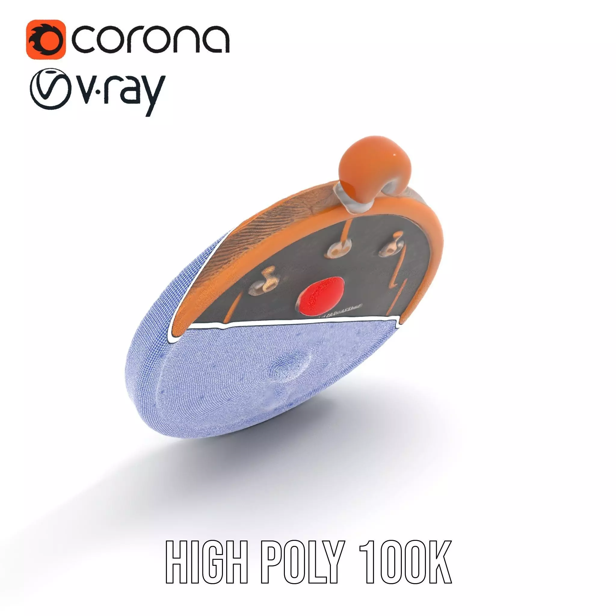 Ancient Bronze Amulet model pack Low-poly 3D model_33