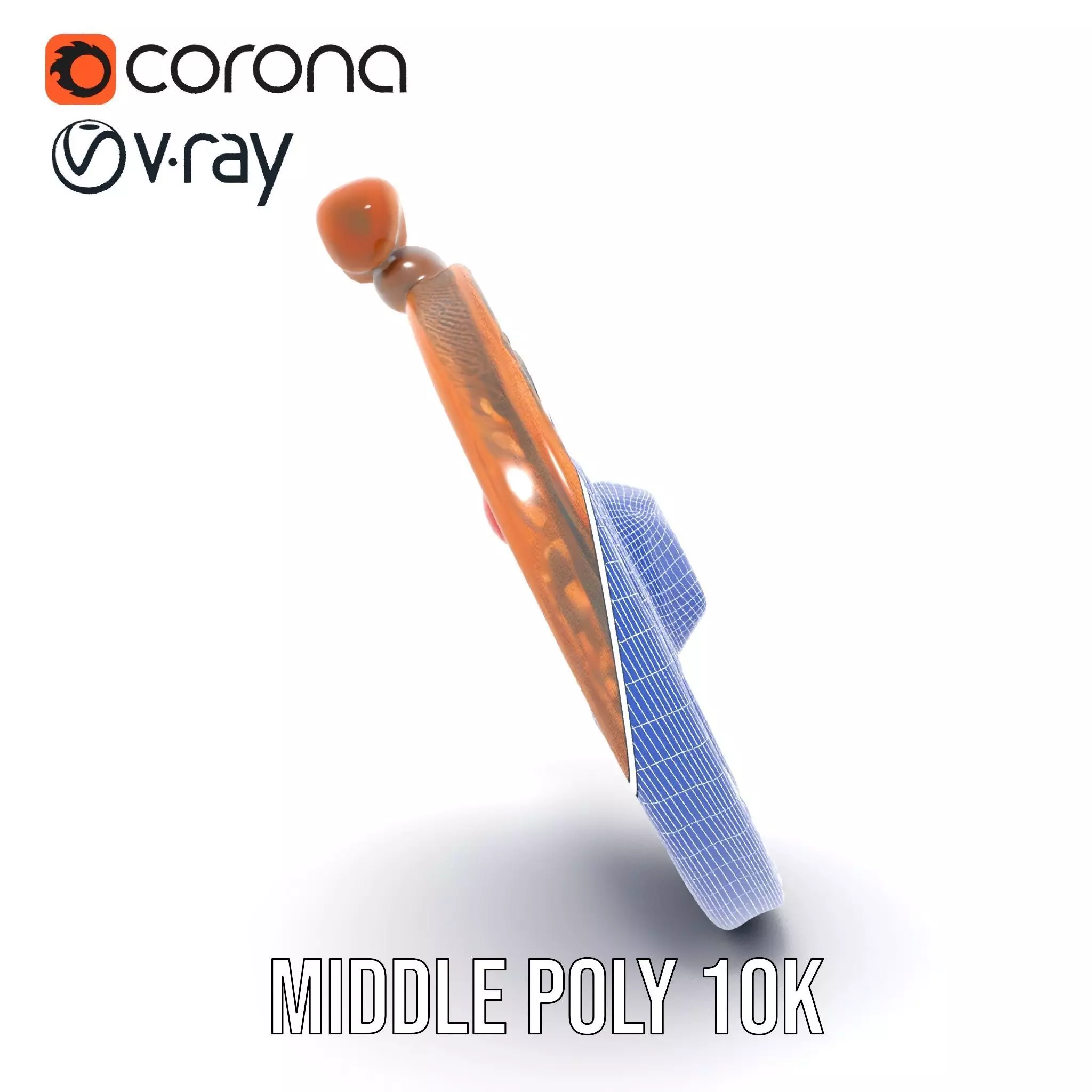 Ancient Bronze Amulet model pack Low-poly 3D model_27