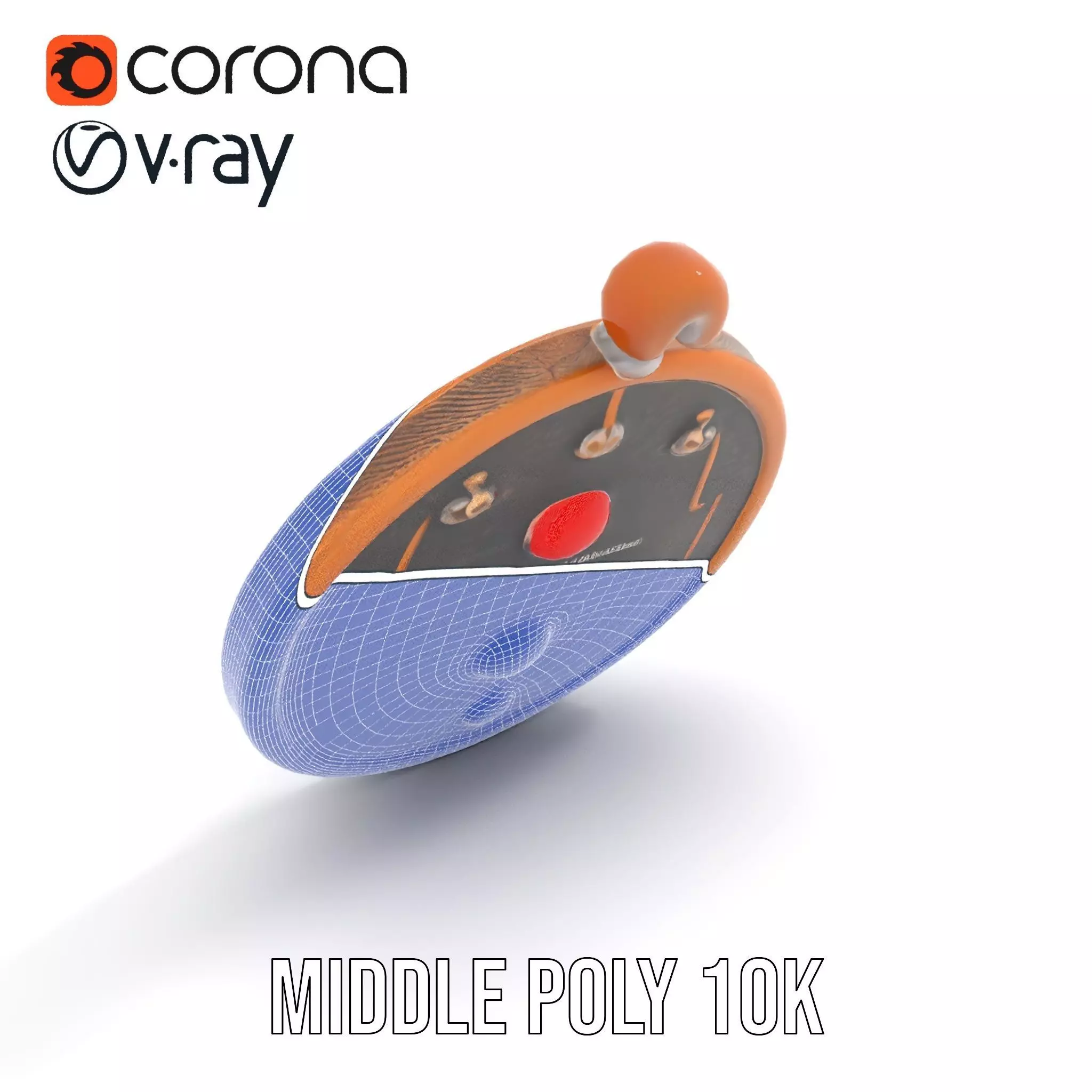 Ancient Bronze Amulet model pack Low-poly 3D model_25