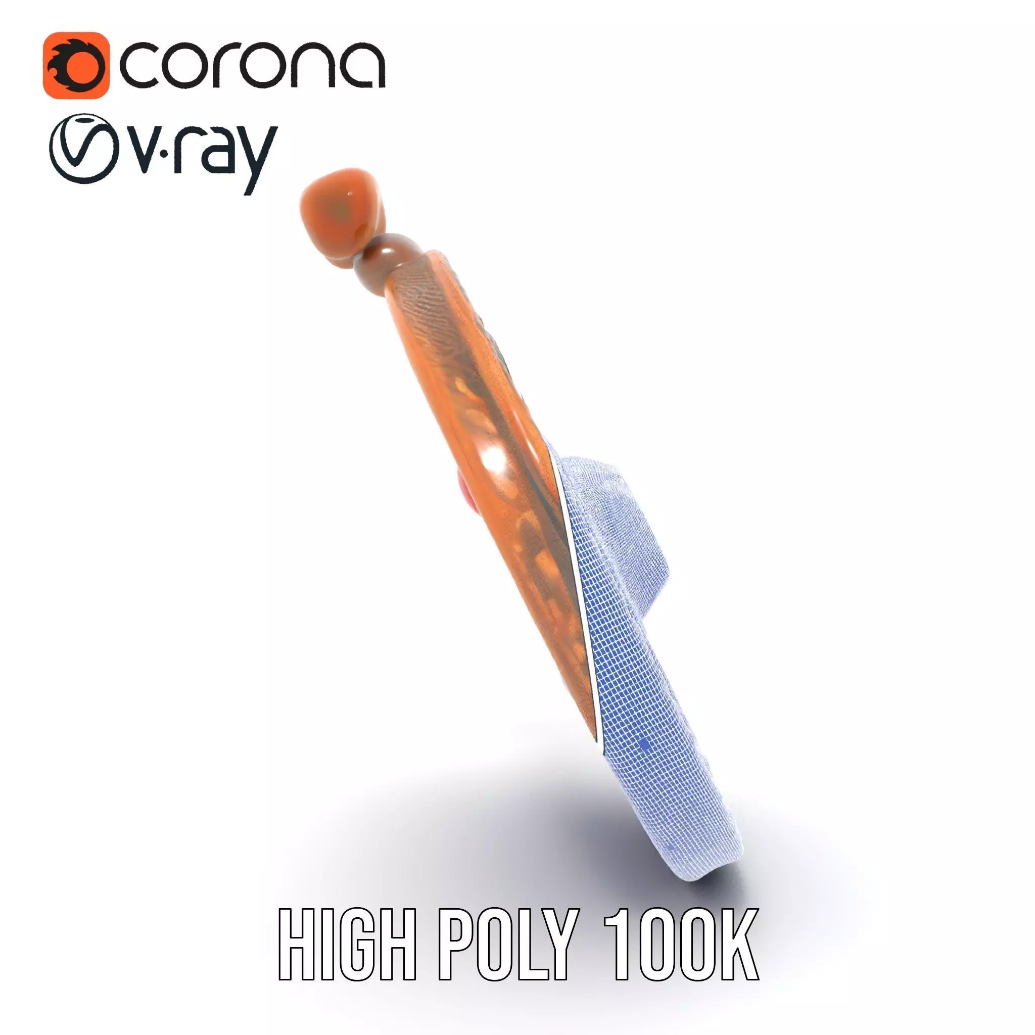 Ancient Bronze Amulet model pack Low-poly 3D model_34