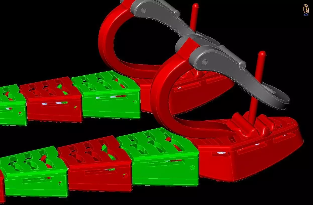 Snake Diamonds Ring and Bvlgari Serpenti Earring 3D print model 3D print model_8