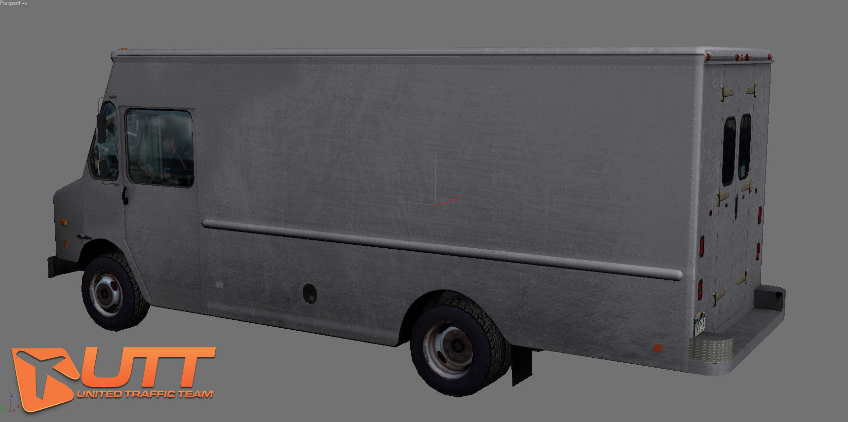 Grumman Olson short pack Low-poly 3D model_26