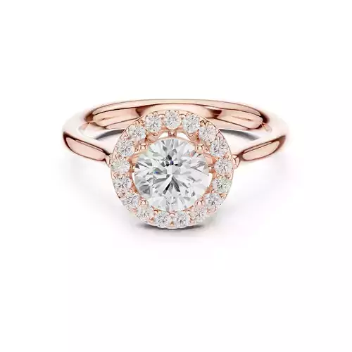 6mm Round Cut Diamond Engagement Wedding Ring 3DM STL Video