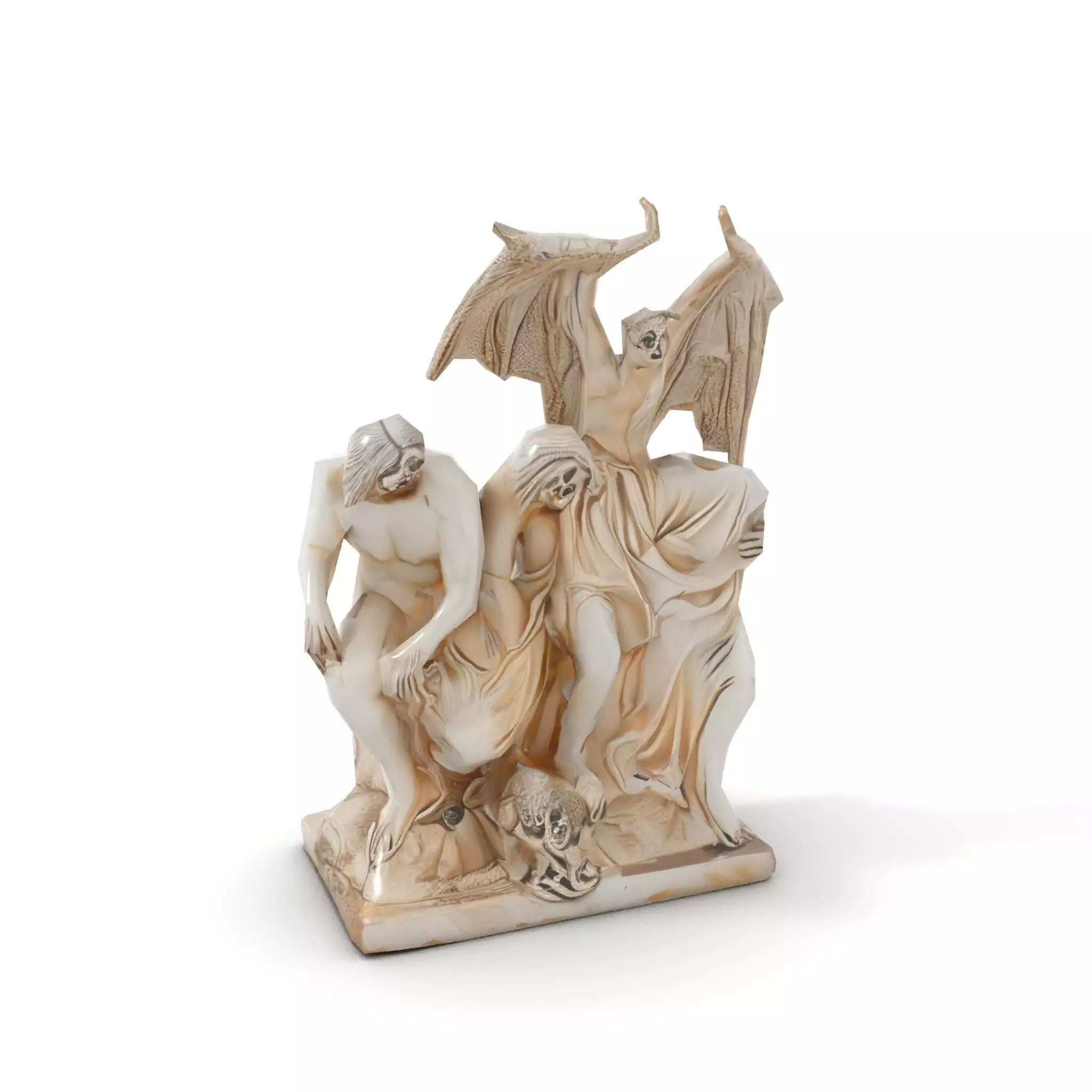 Gothic Sculpture model pack Low-poly 3D model_20