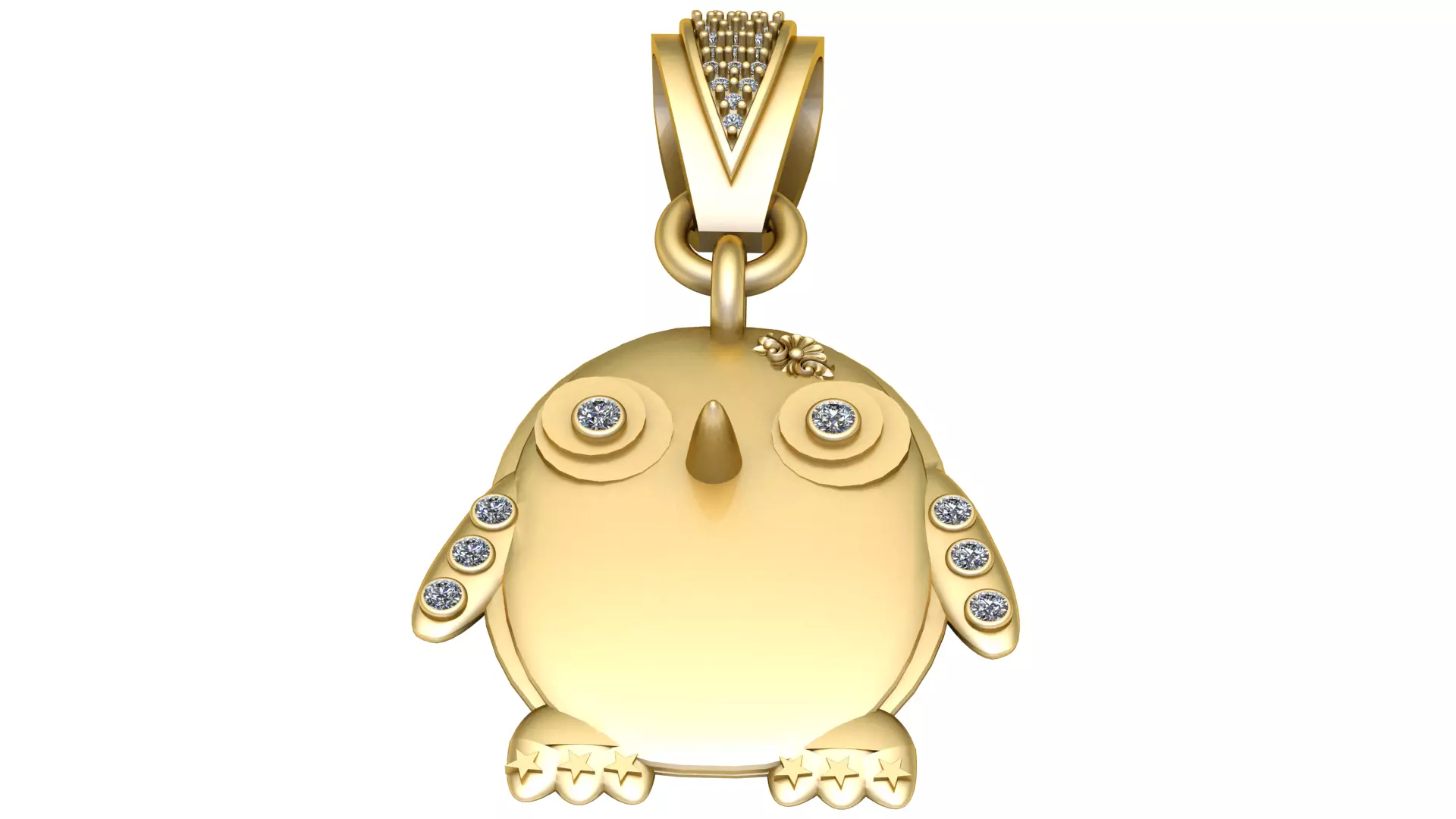 Masked Warrior Pendant  3D print model_1