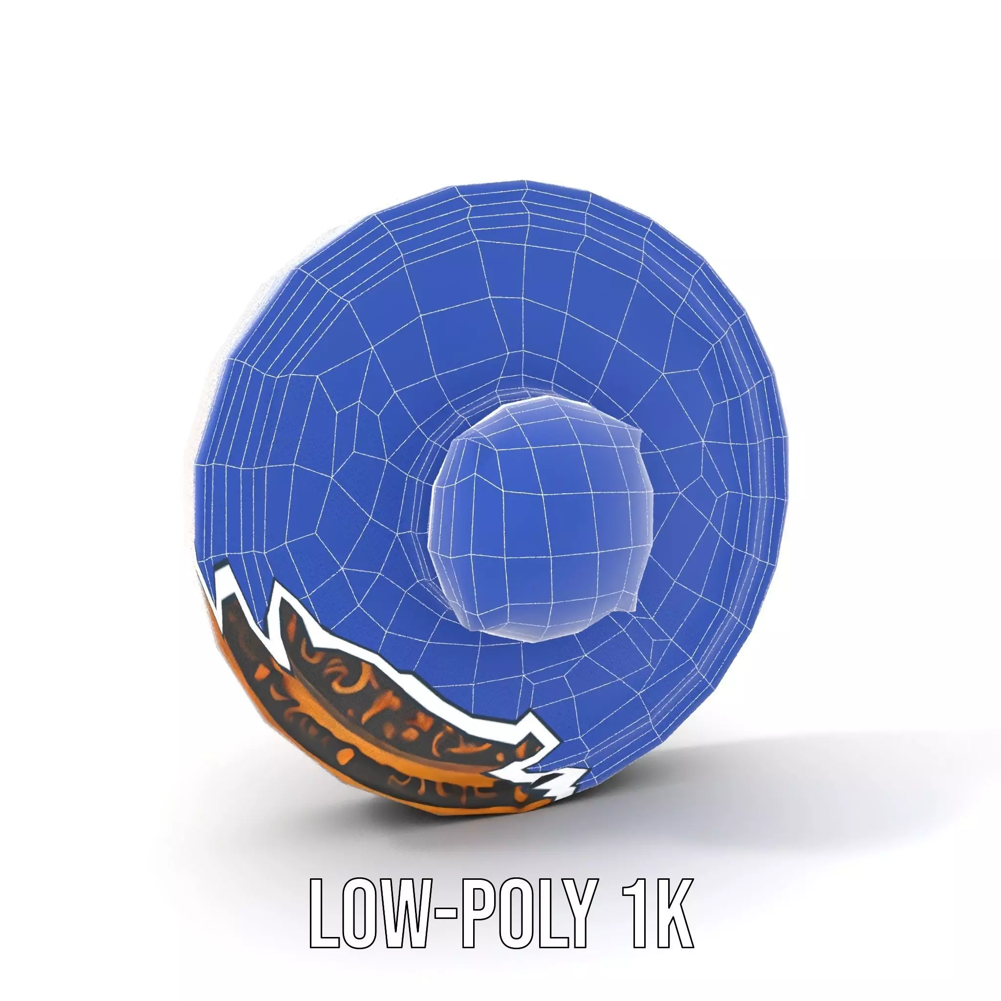 Ornate Copper Medallion model pack Low-poly 3D model_26