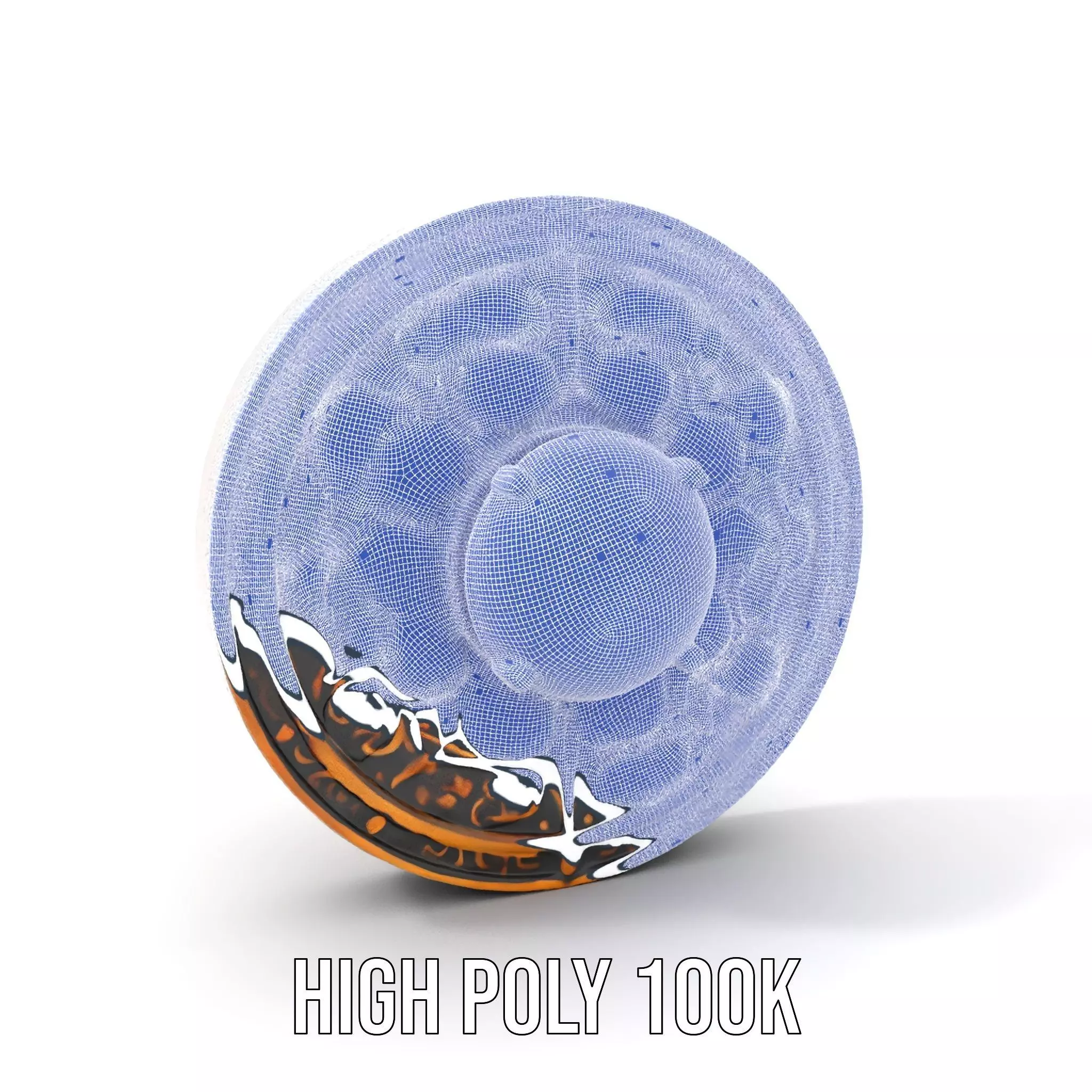 Ornate Copper Medallion model pack Low-poly 3D model_5