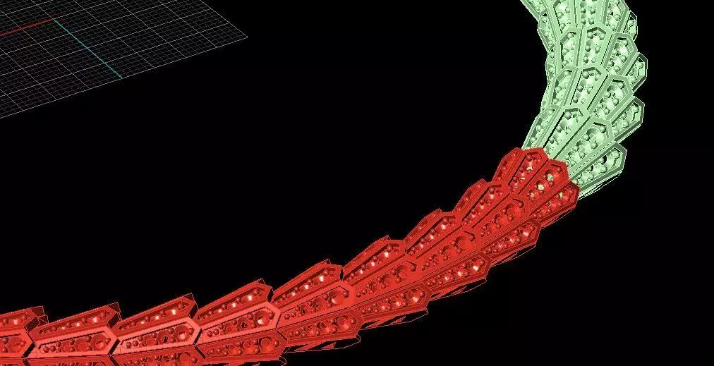 Bulgari Serpenti Necklace 3D print model 3D print model_6