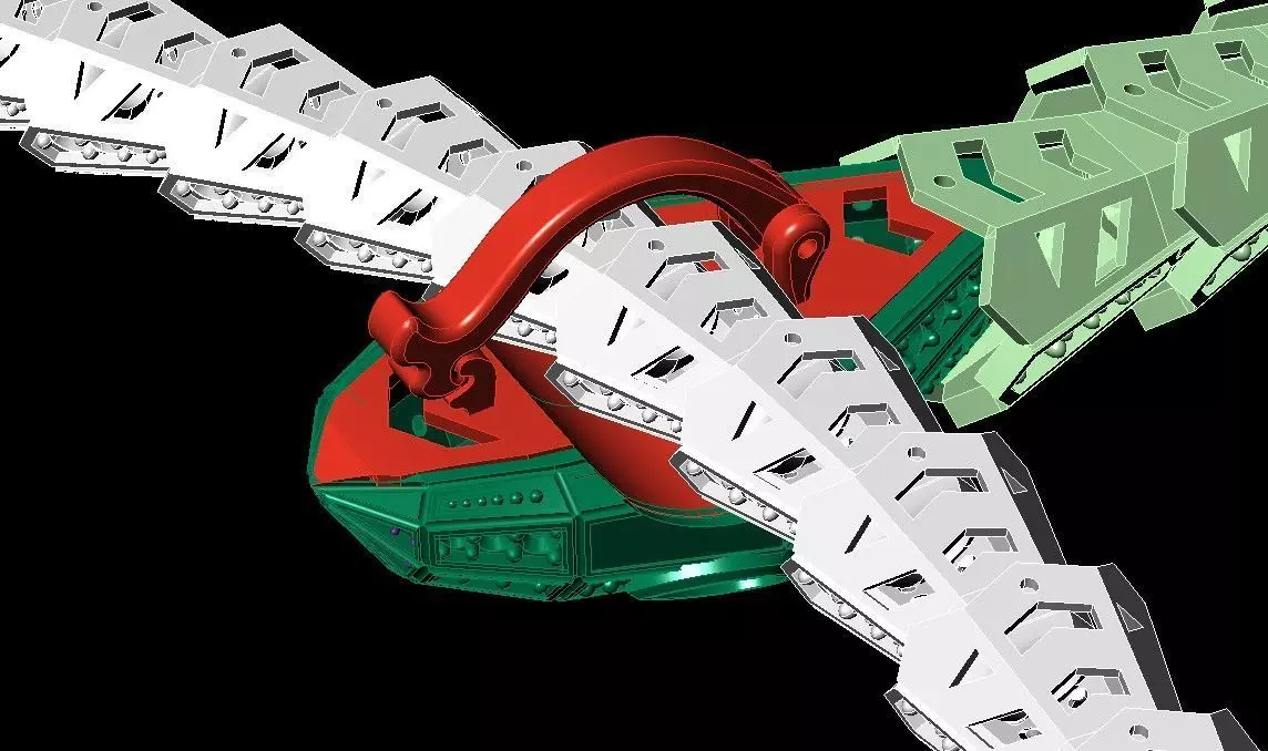 Bulgari Serpenti Necklace 3D print model 3D print model_3