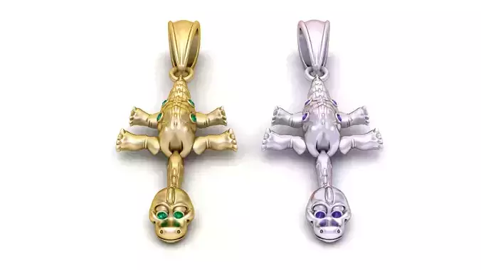 Crocodile Pendant 