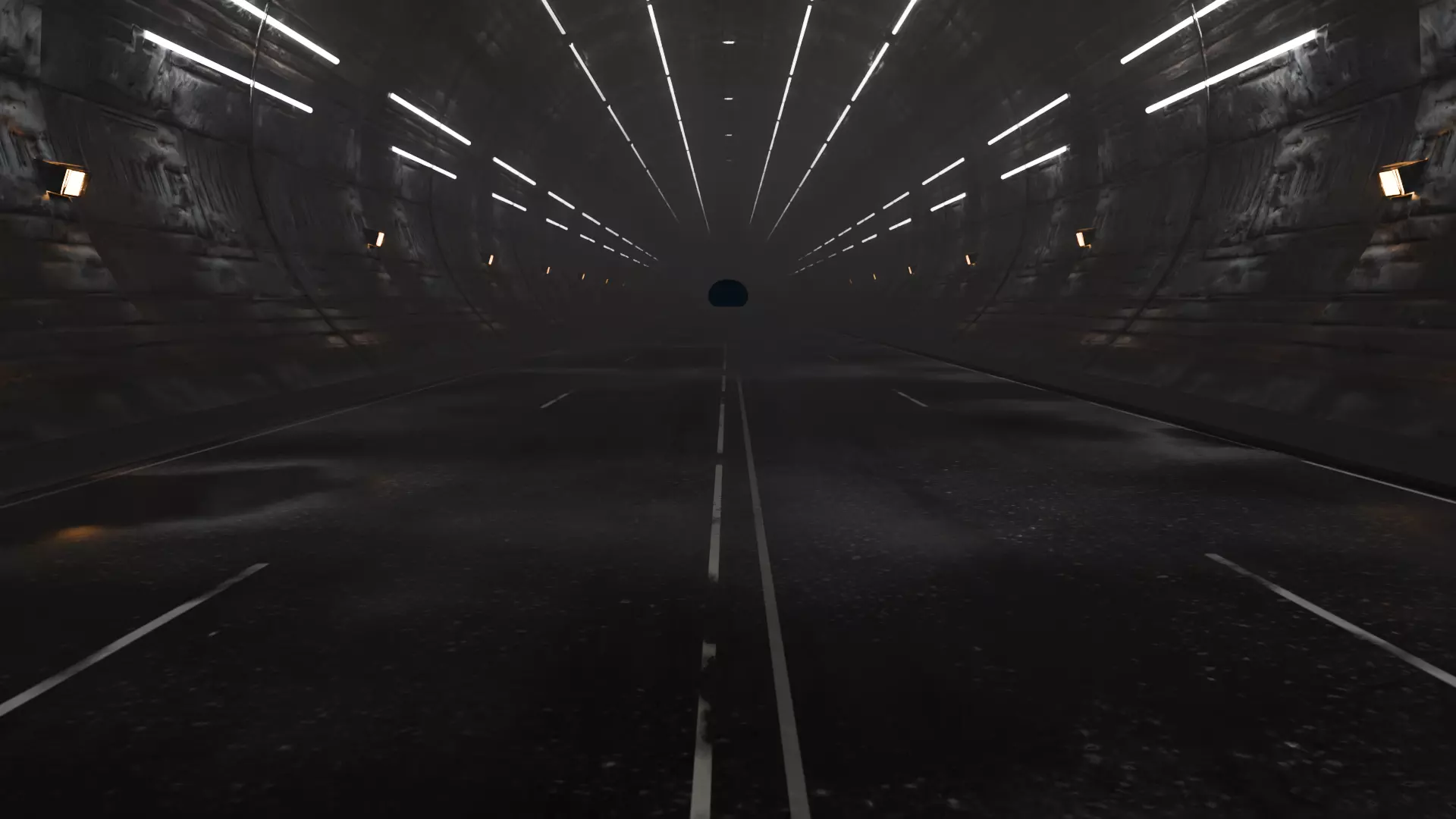 road tunnel Free 3D model_1