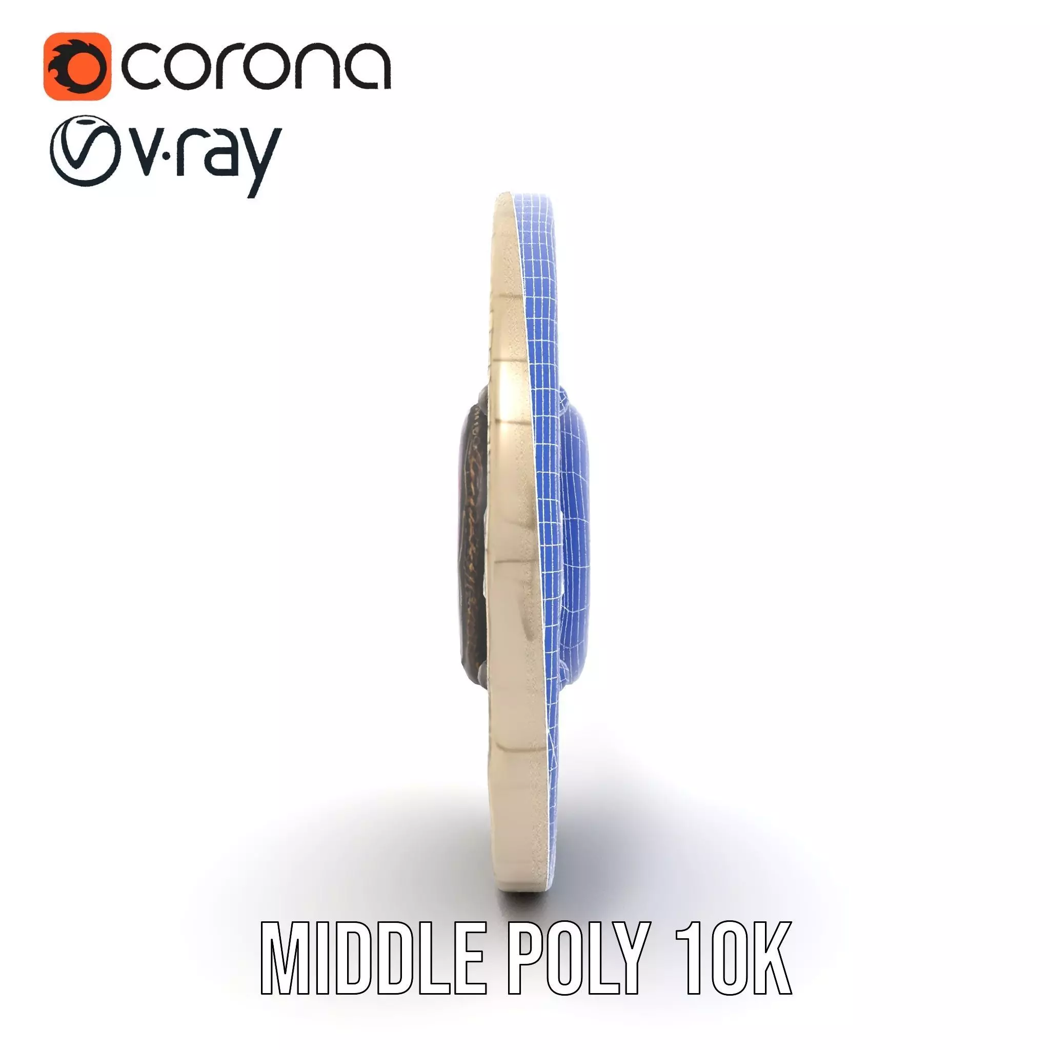 Antique Bronze Amulet model pack Low-poly 3D model_30