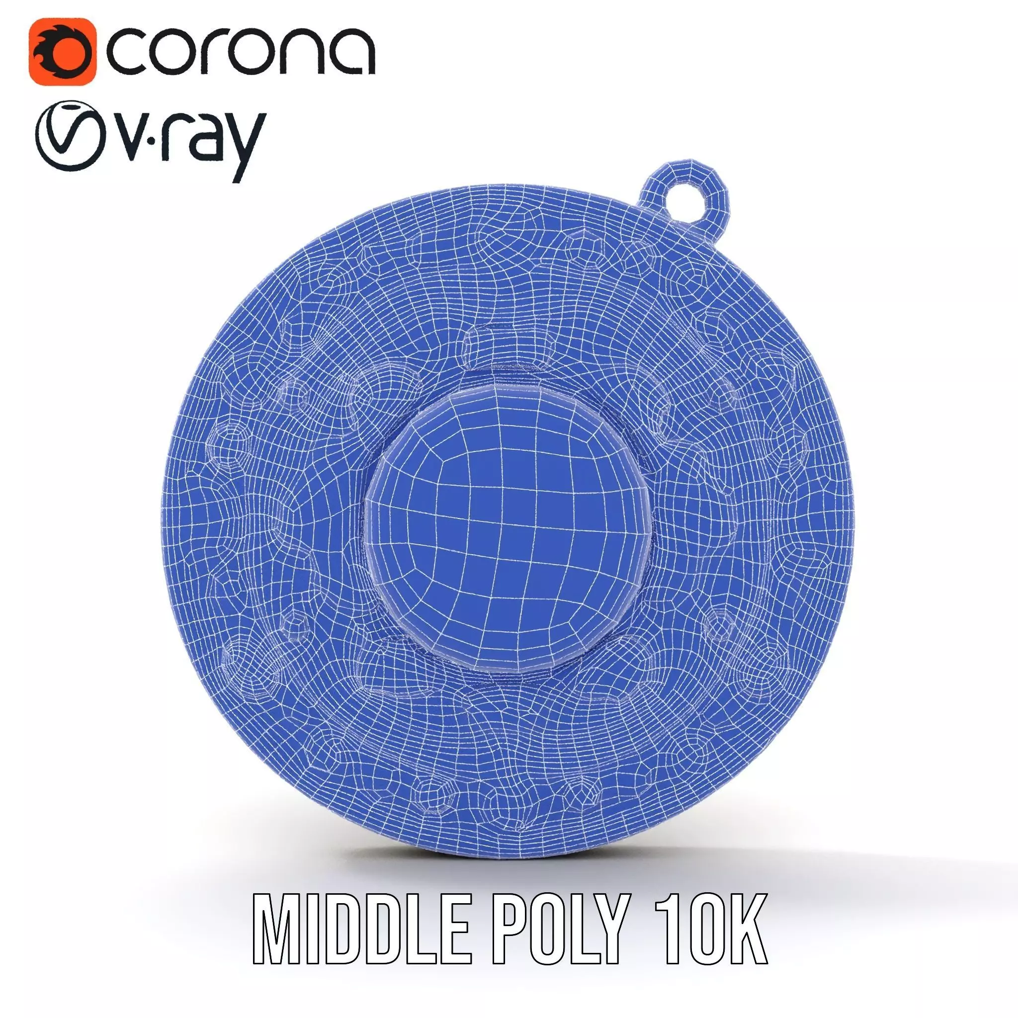 Antique Bronze Amulet model pack Low-poly 3D model_21