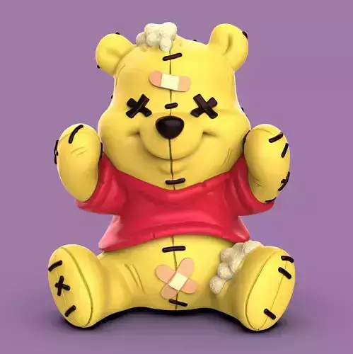 WINNIE POOH ROTO 3D print model