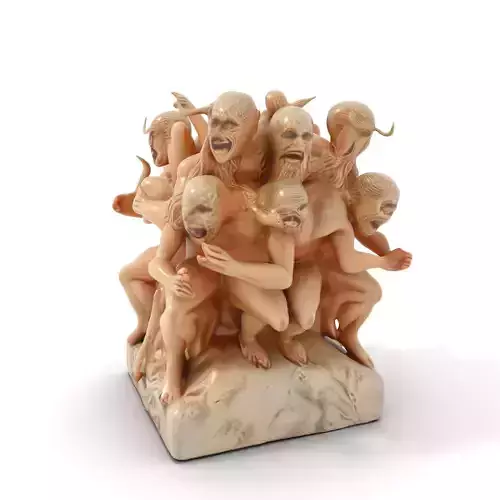 Dynamic Saturn Sculpture model pack