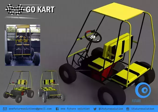 Go Kart Free 3D model