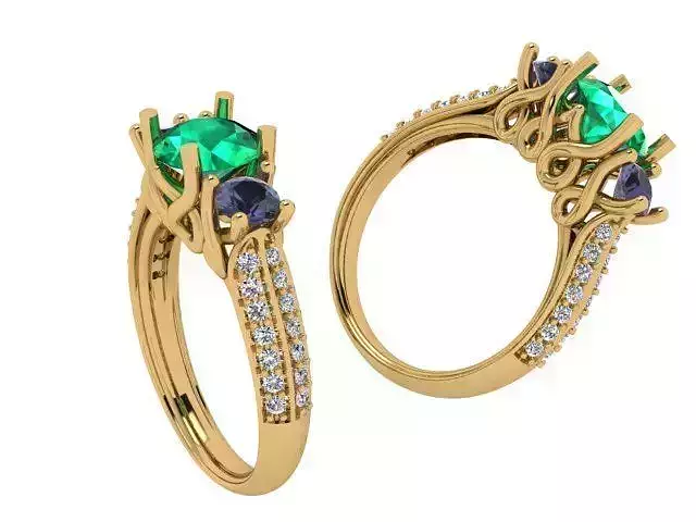 A Collection of Simple Stone Studded Women Rings 