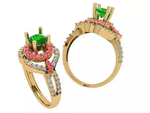 A Collection of Simple Stone Studded Women Rings