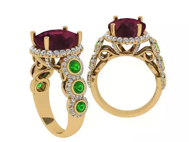 A Collection of Simple Stone Studded Women Rings