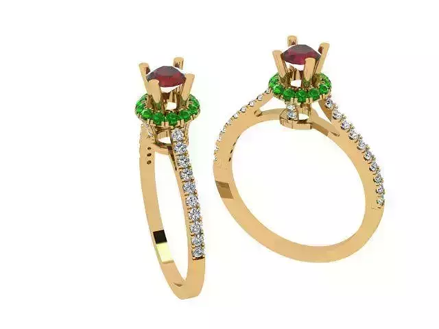 A Collection of Simple Stone Studded Women Rings