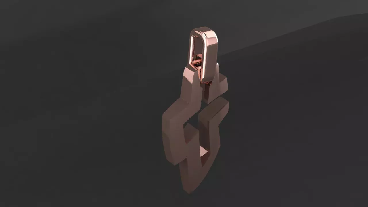 Cross Pendant 3D print model_2