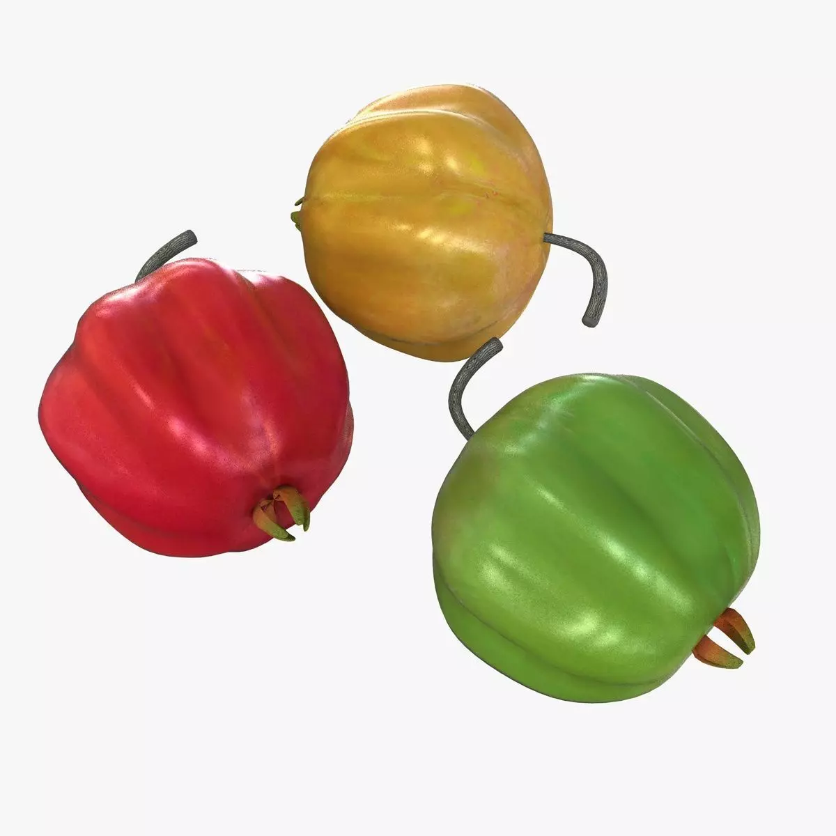 Mega Fruits 3D Model Collection Low-poly 3D model_27