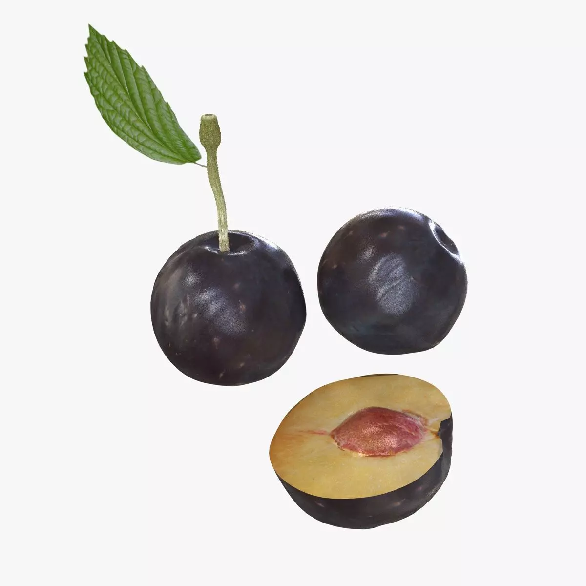 Mega Fruits 3D Model Collection Low-poly 3D model_21