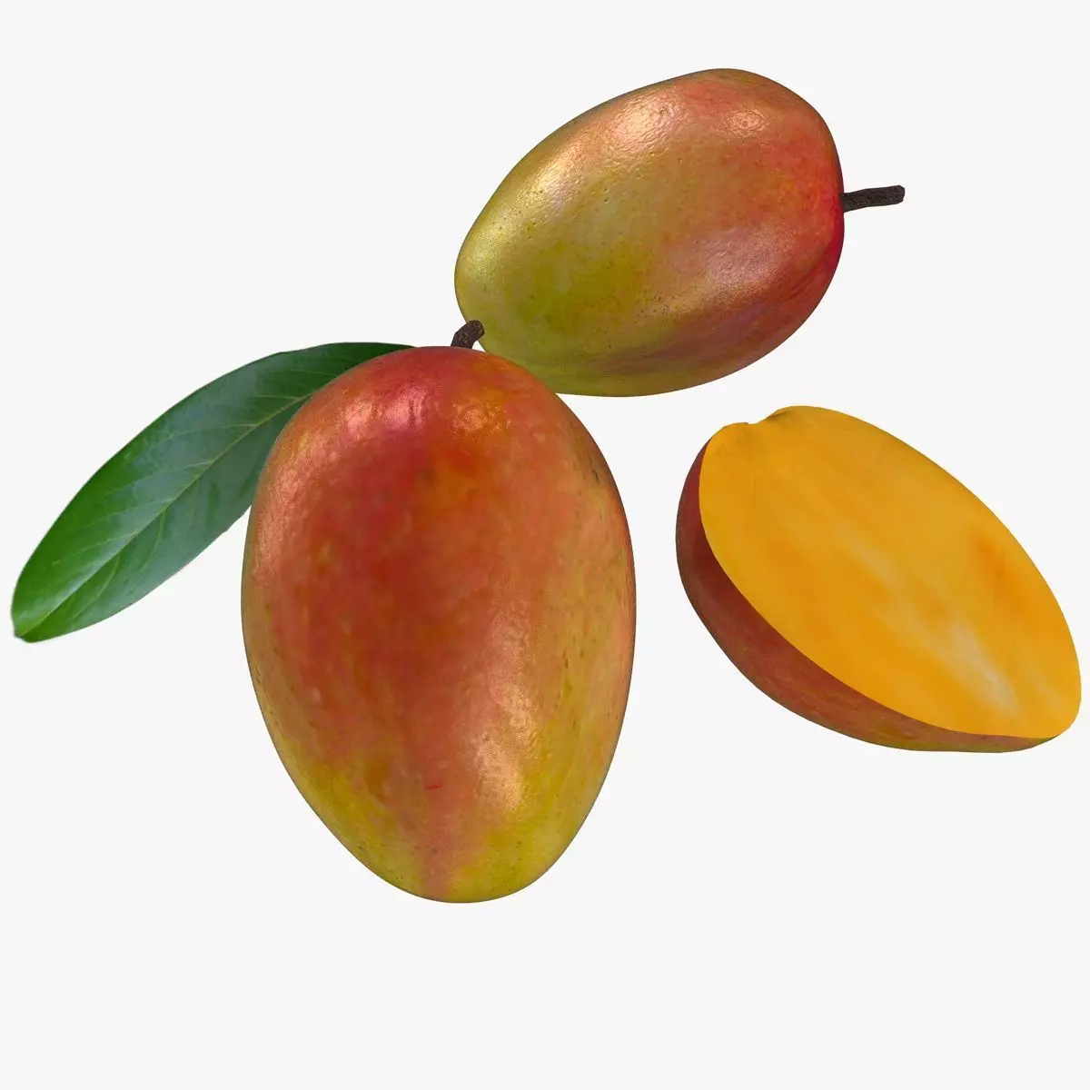 Mega Fruits 3D Model Collection Low-poly 3D model_63