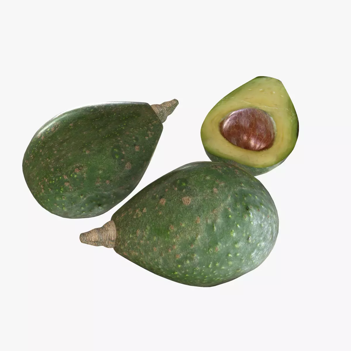 Mega Fruits 3D Model Collection Low-poly 3D model_30