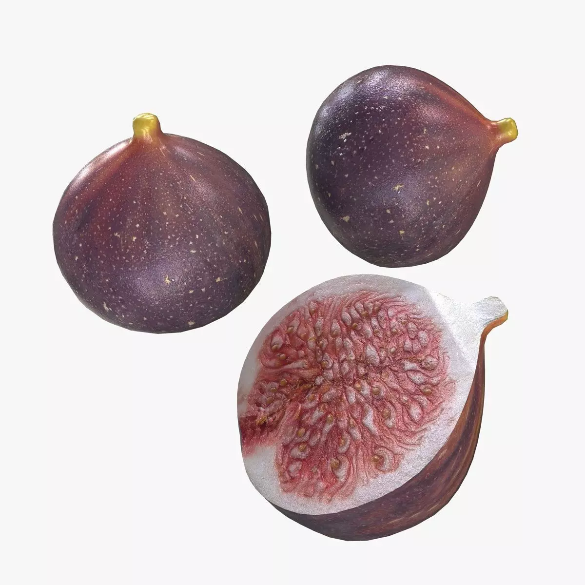 Mega Fruits 3D Model Collection Low-poly 3D model_5