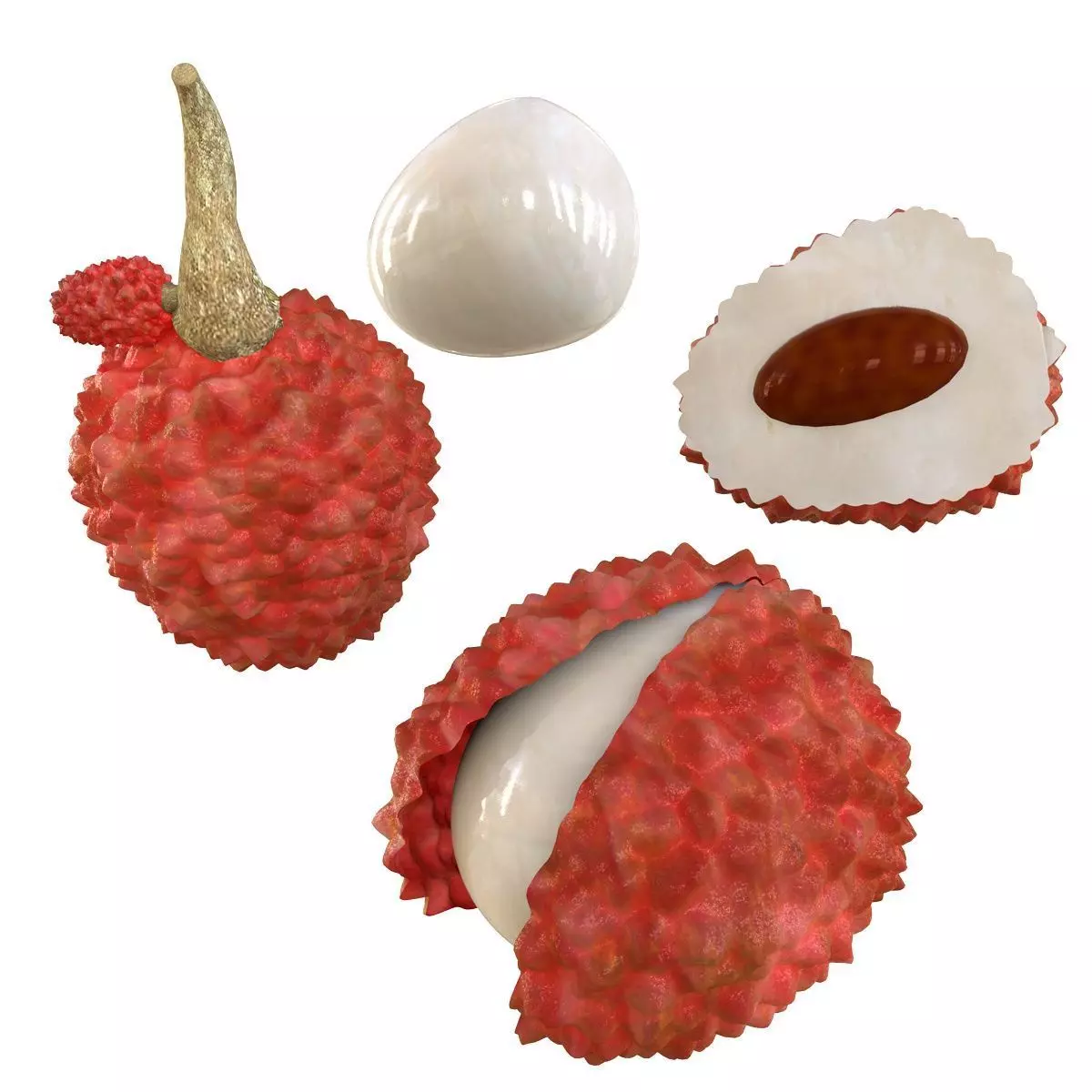 Mega Fruits 3D Model Collection Low-poly 3D model_62