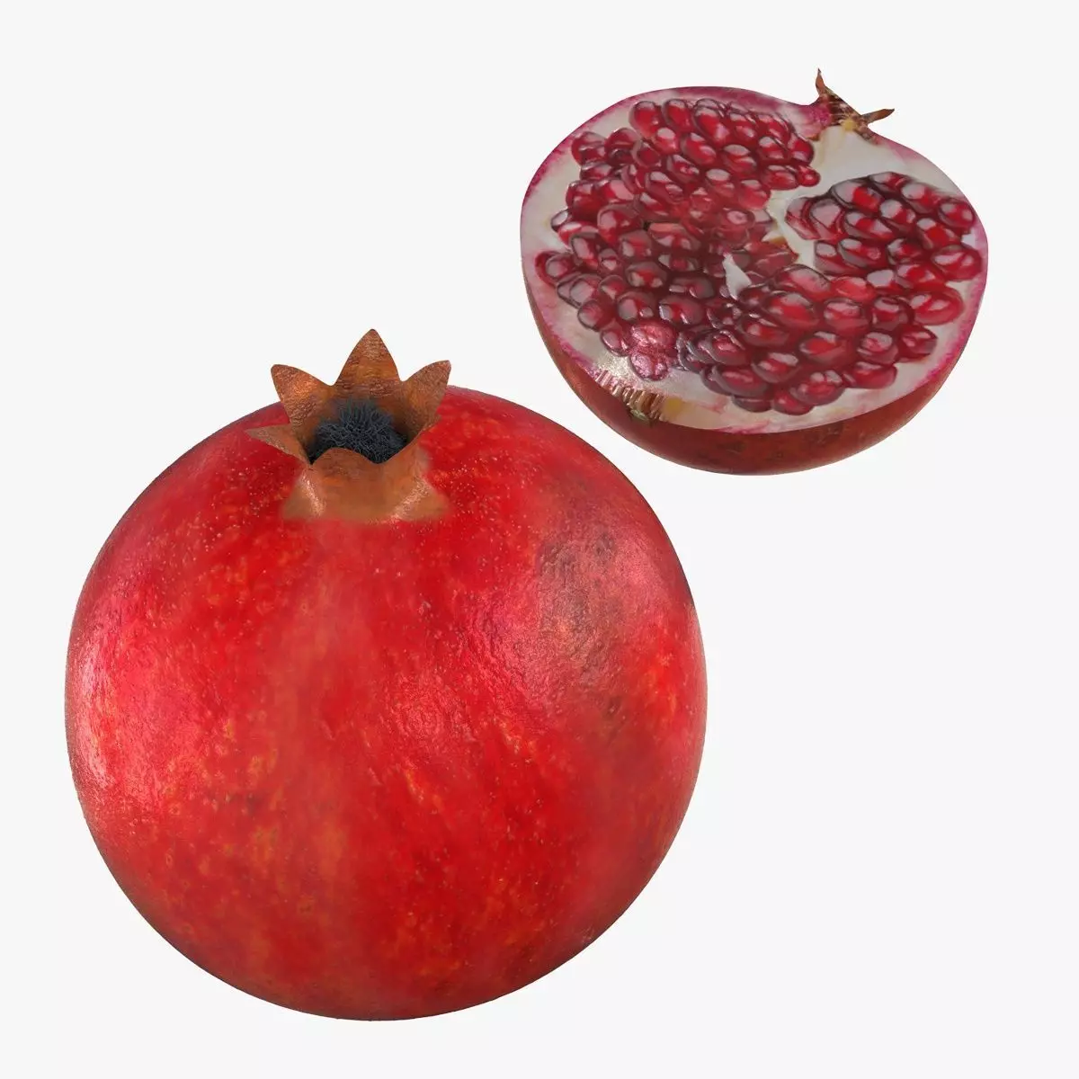 Mega Fruits 3D Model Collection Low-poly 3D model_22