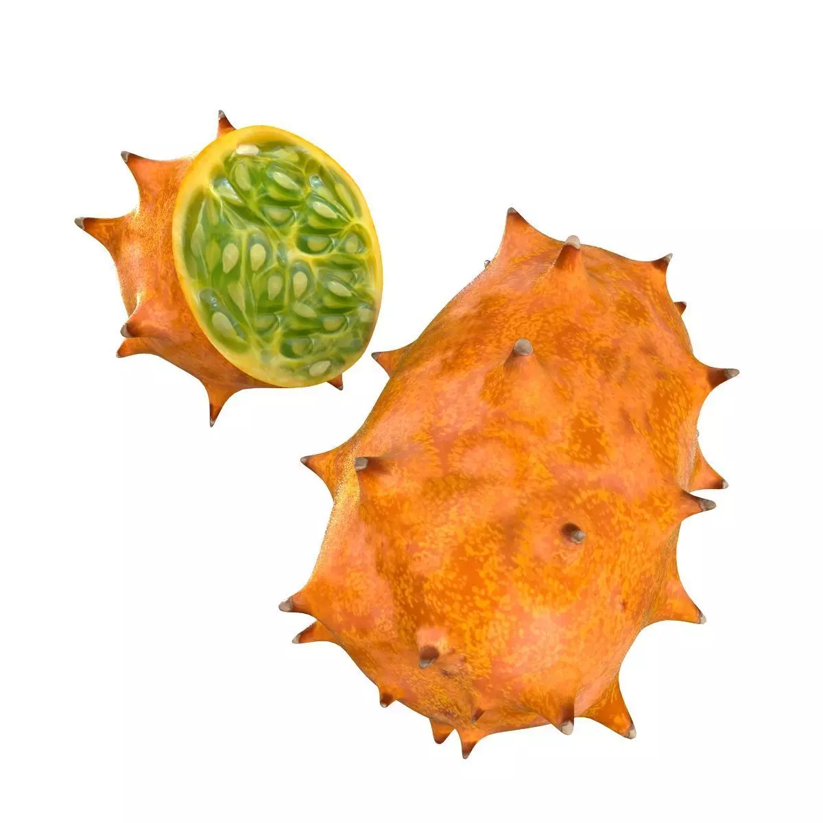 Mega Fruits 3D Model Collection Low-poly 3D model_8