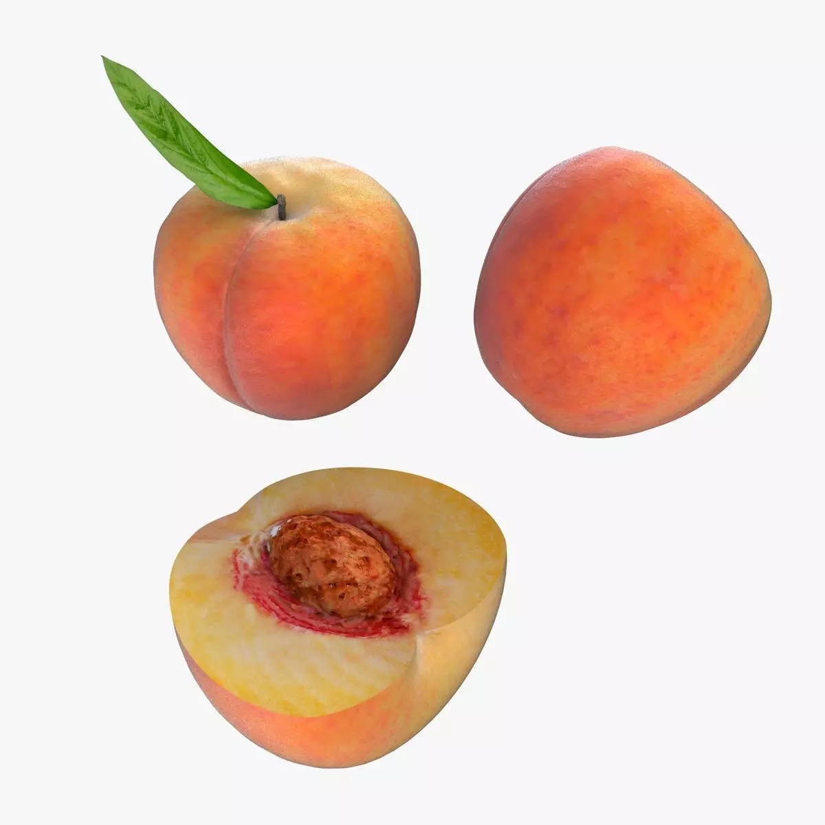 Mega Fruits 3D Model Collection Low-poly 3D model_19