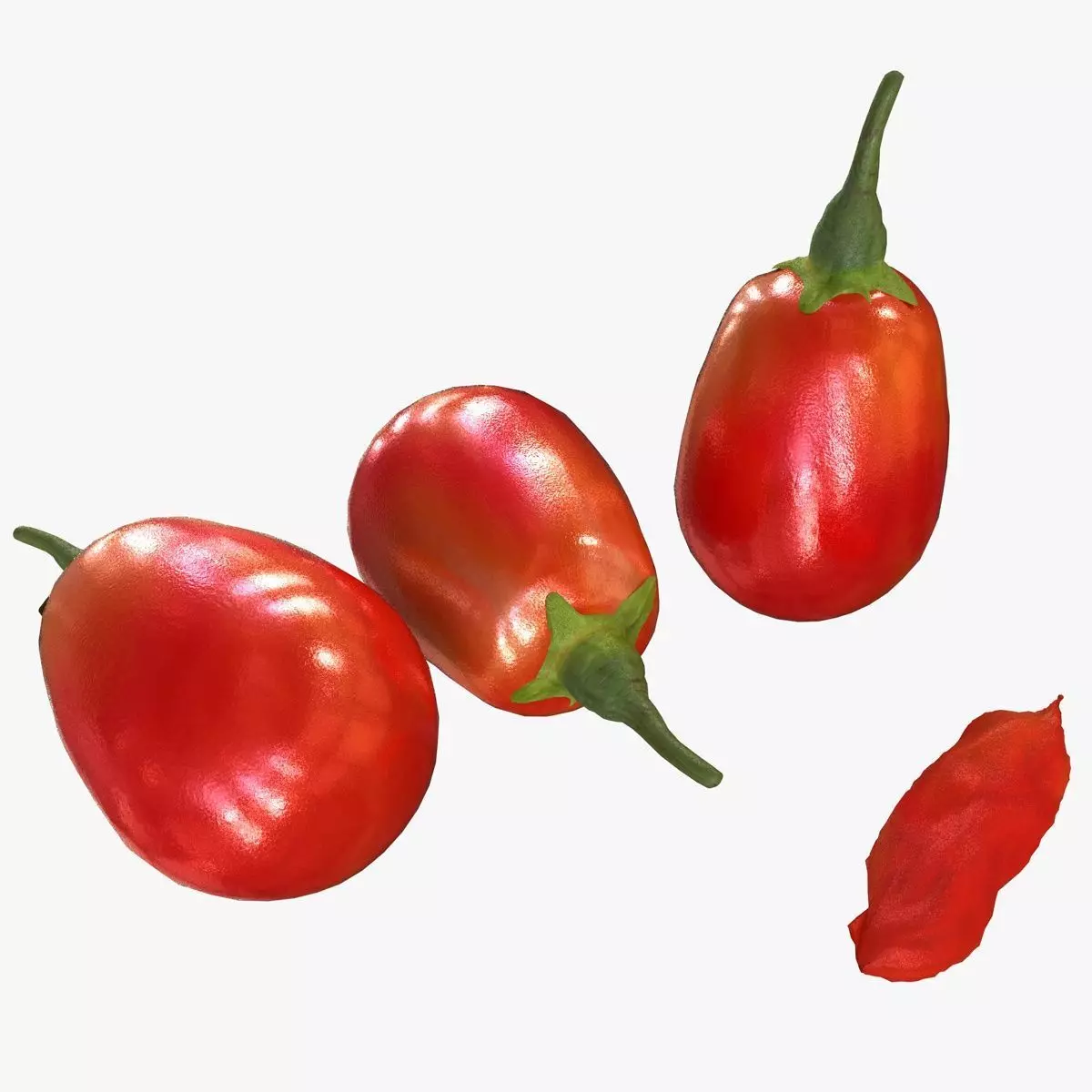 Mega Fruits 3D Model Collection Low-poly 3D model_6