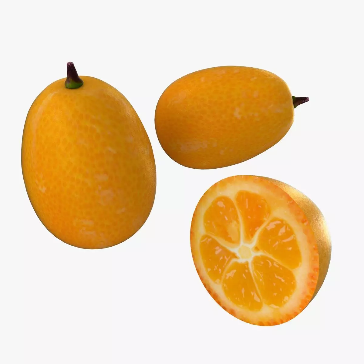 Mega Fruits 3D Model Collection Low-poly 3D model_10