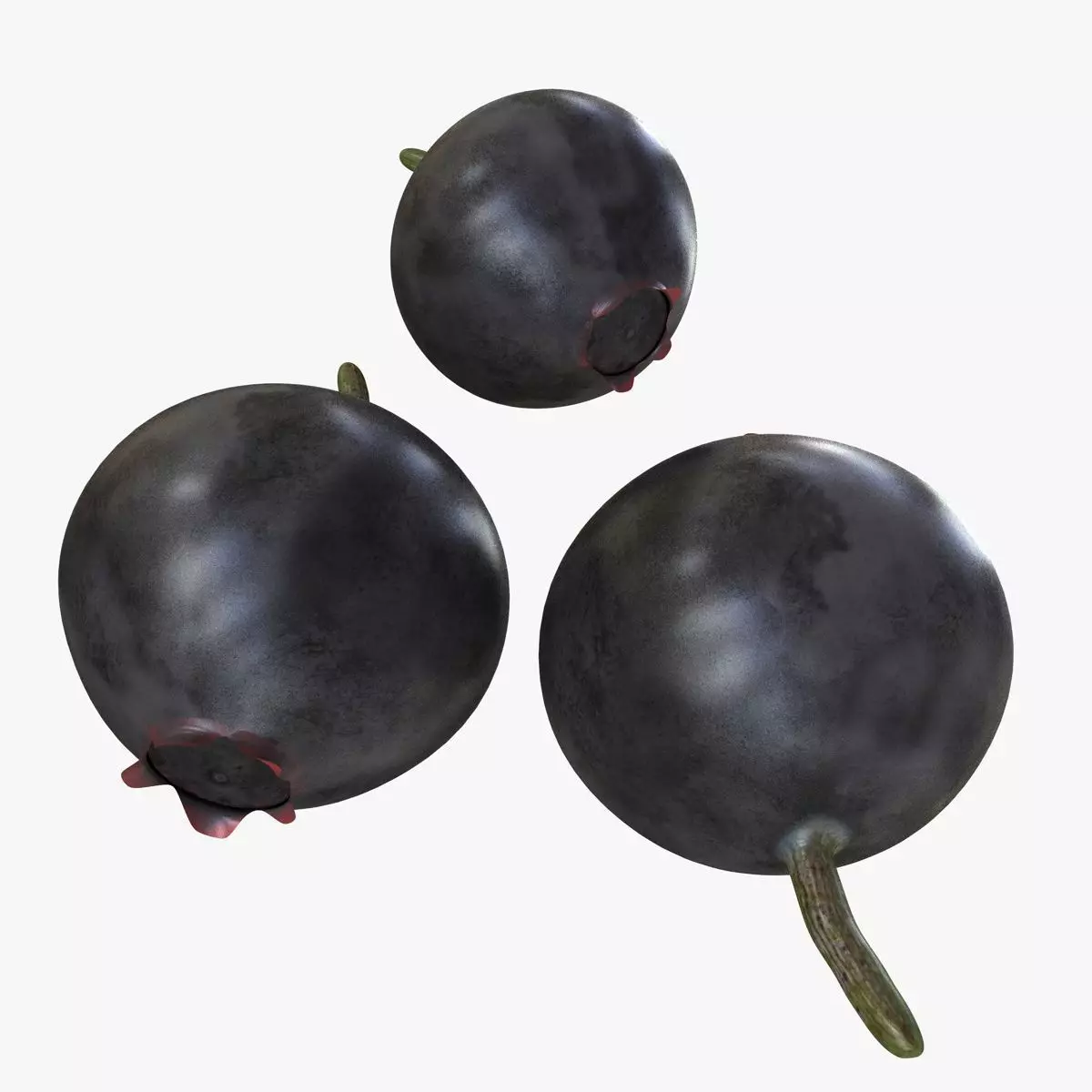 Mega Fruits 3D Model Collection Low-poly 3D model_53