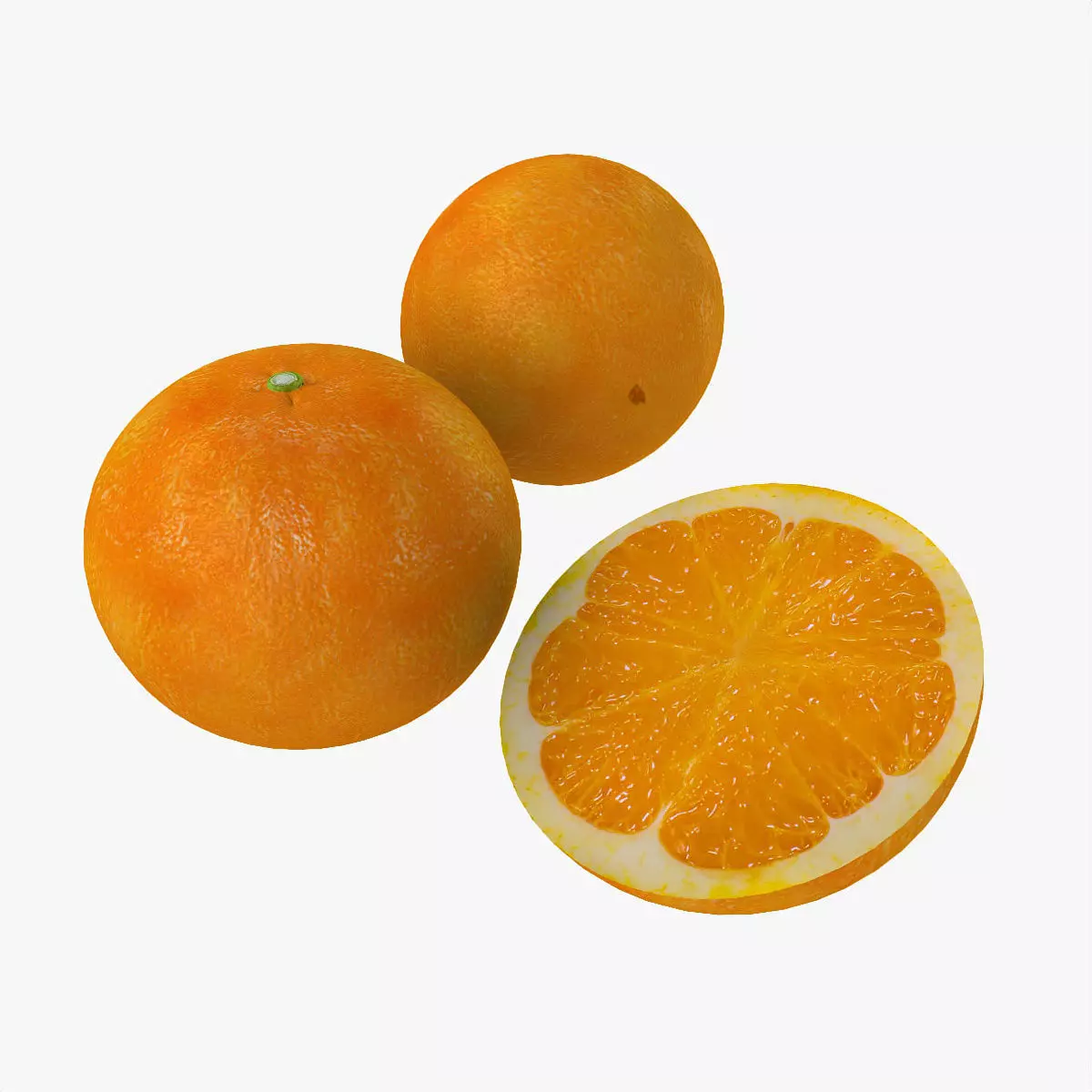 Mega Fruits 3D Model Collection Low-poly 3D model_38