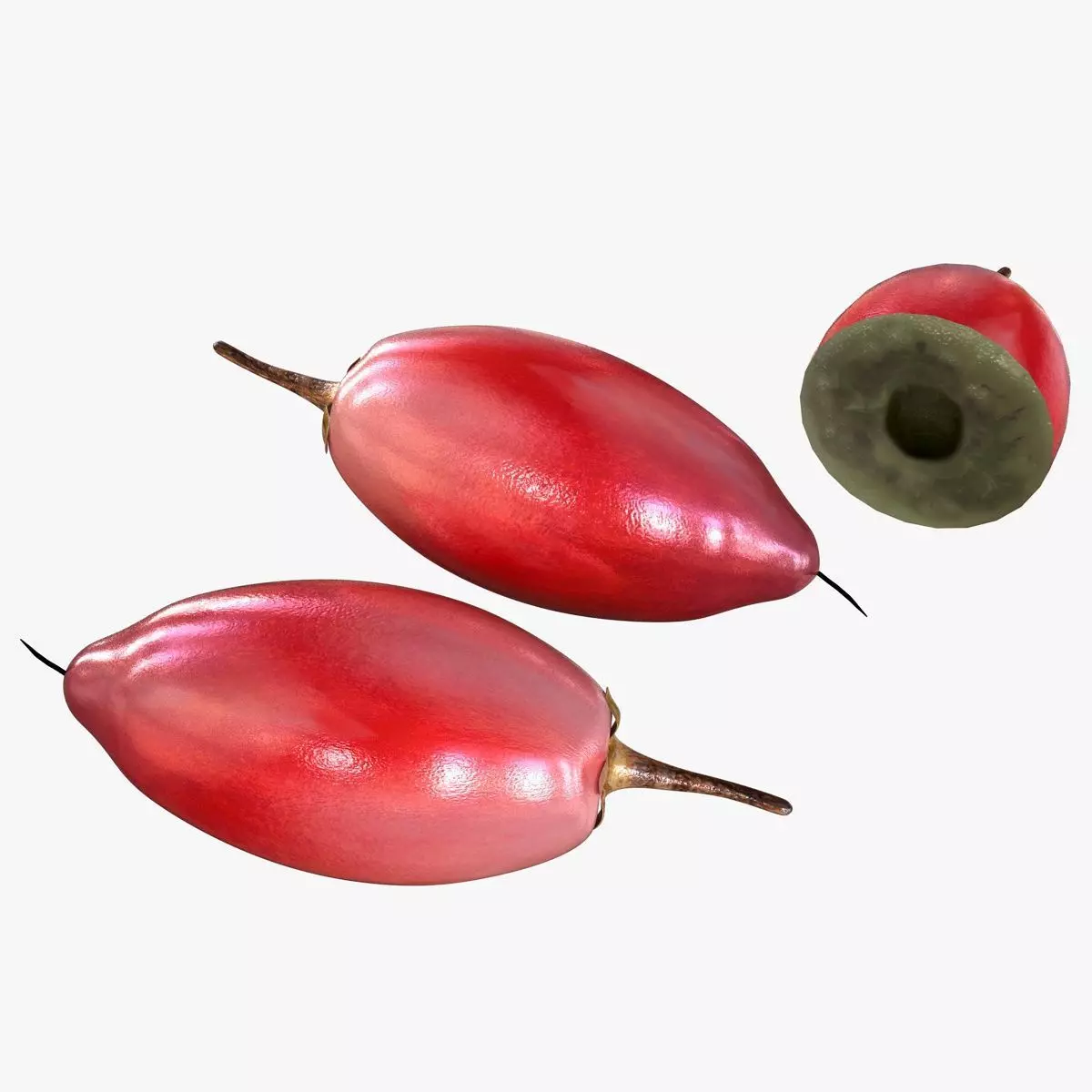 Mega Fruits 3D Model Collection Low-poly 3D model_65