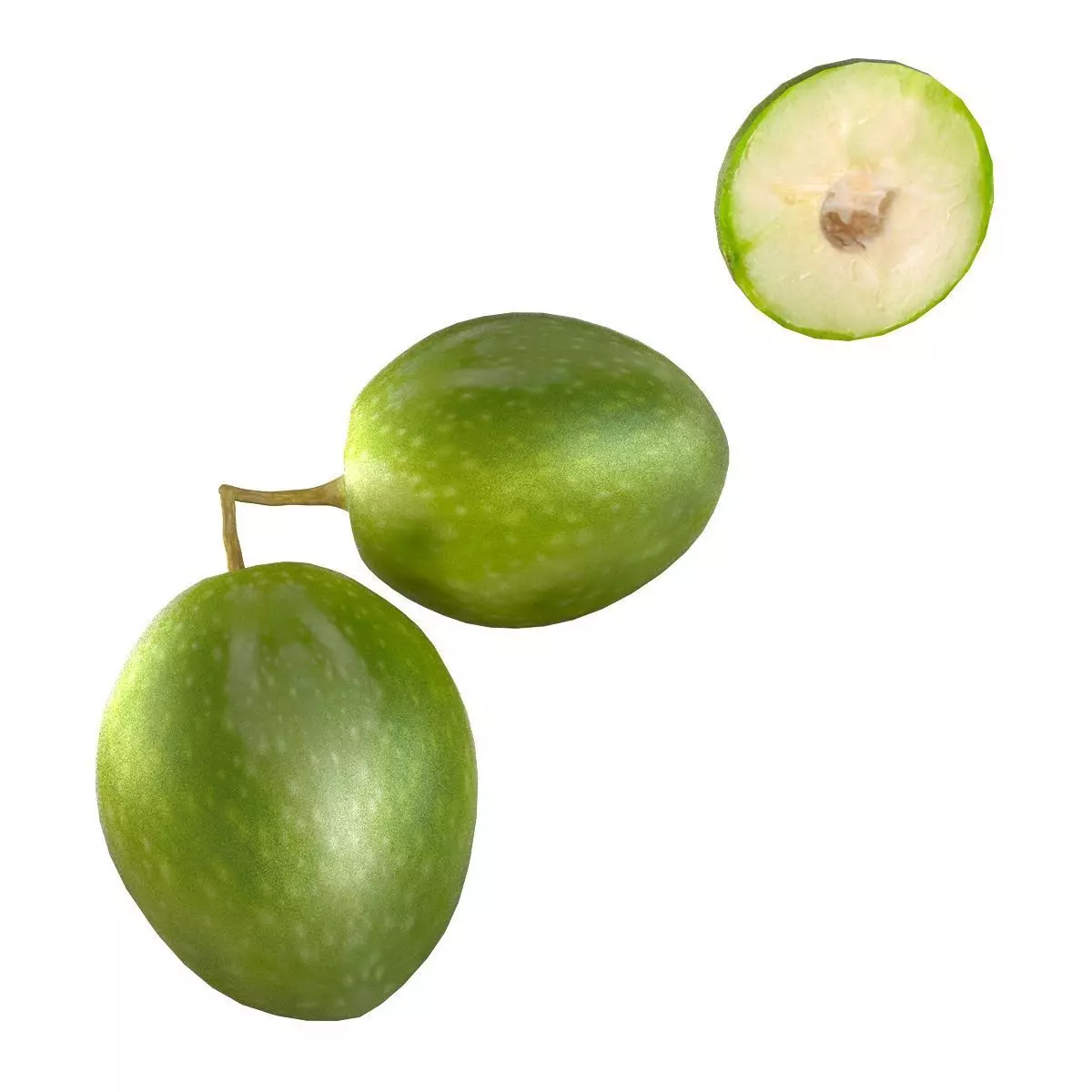 Mega Fruits 3D Model Collection Low-poly 3D model_66