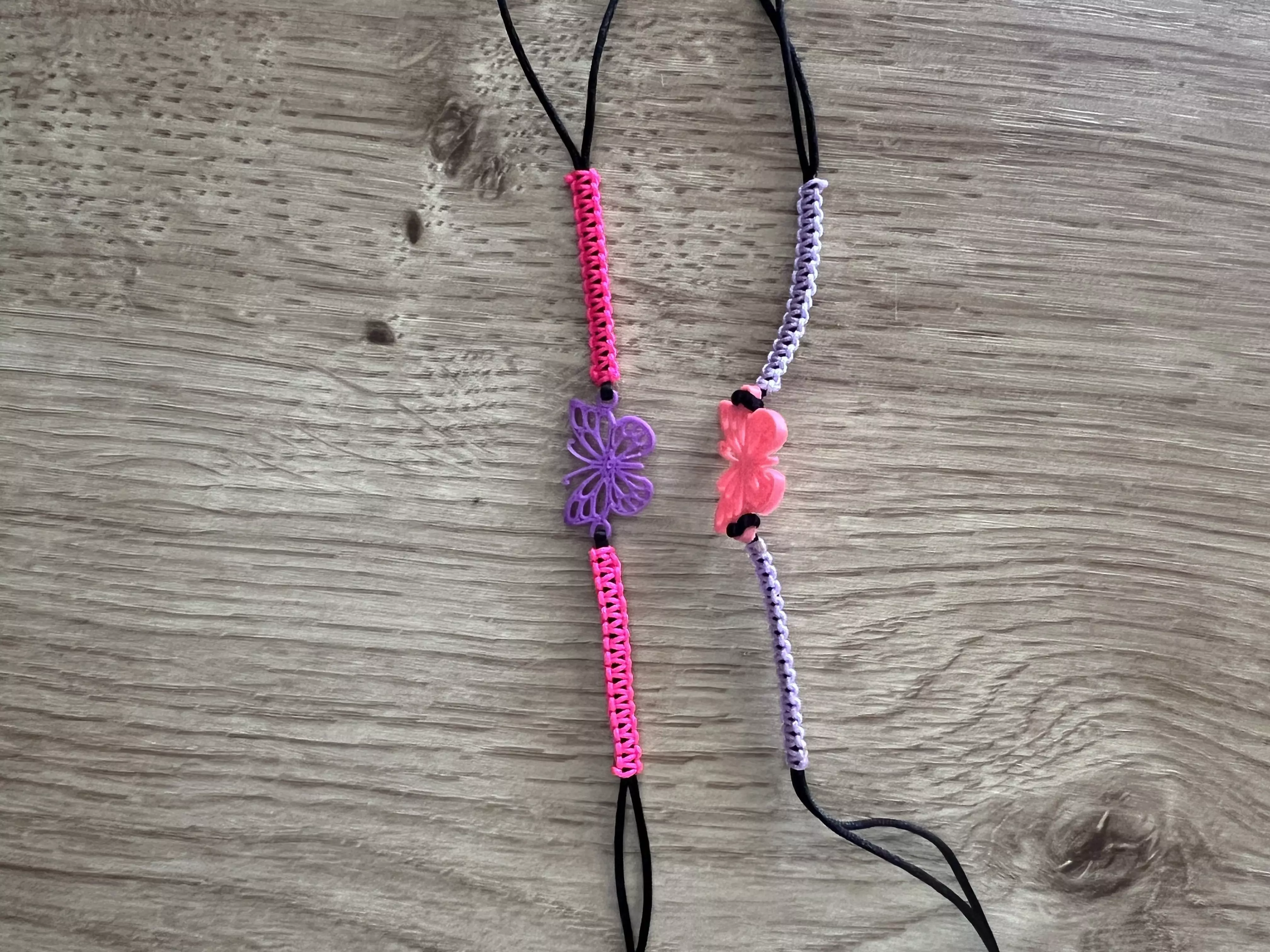 abalorio pulsera mariposa  3D print model_1