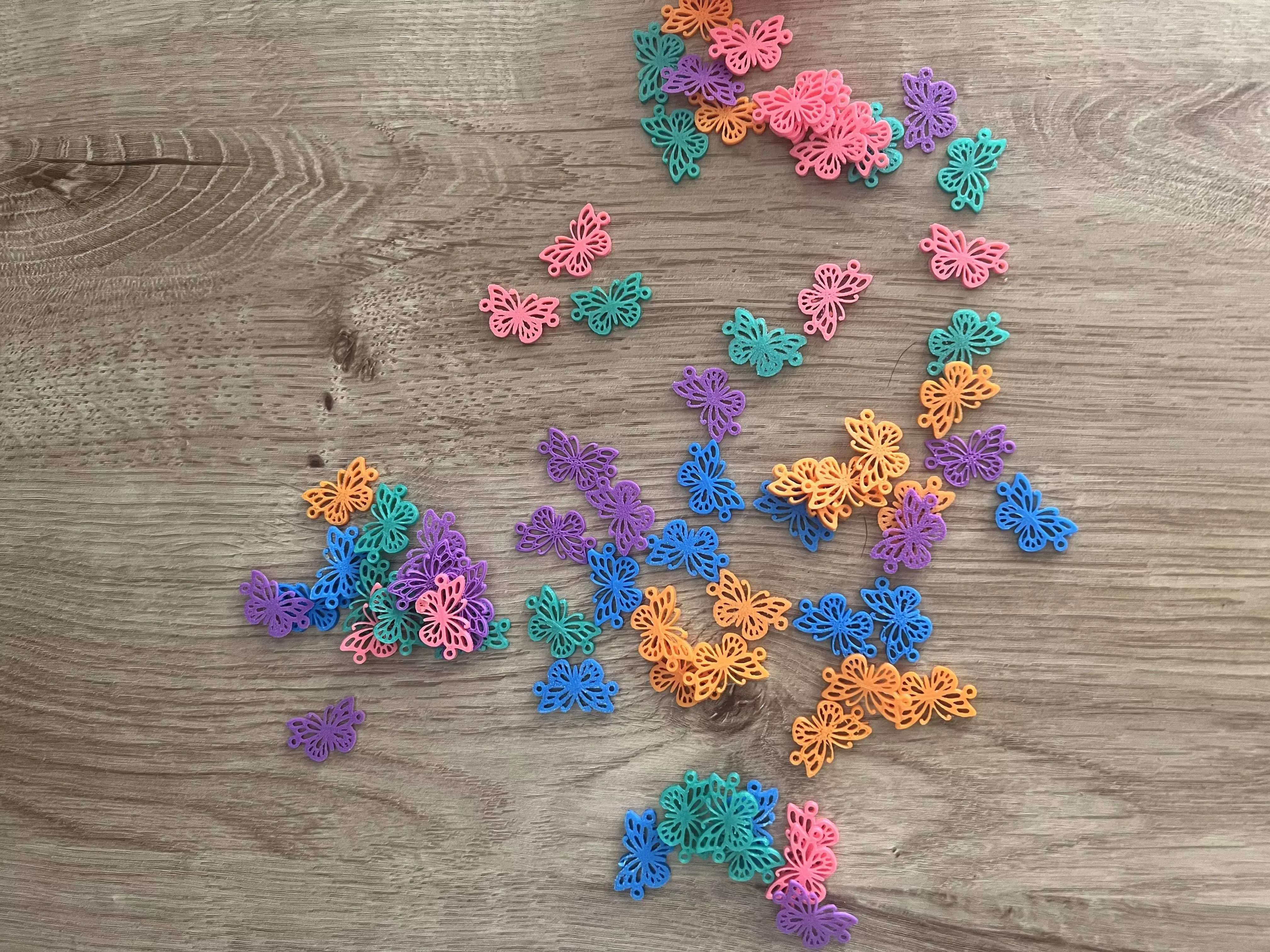 abalorio pulsera mariposa  3D print model_0