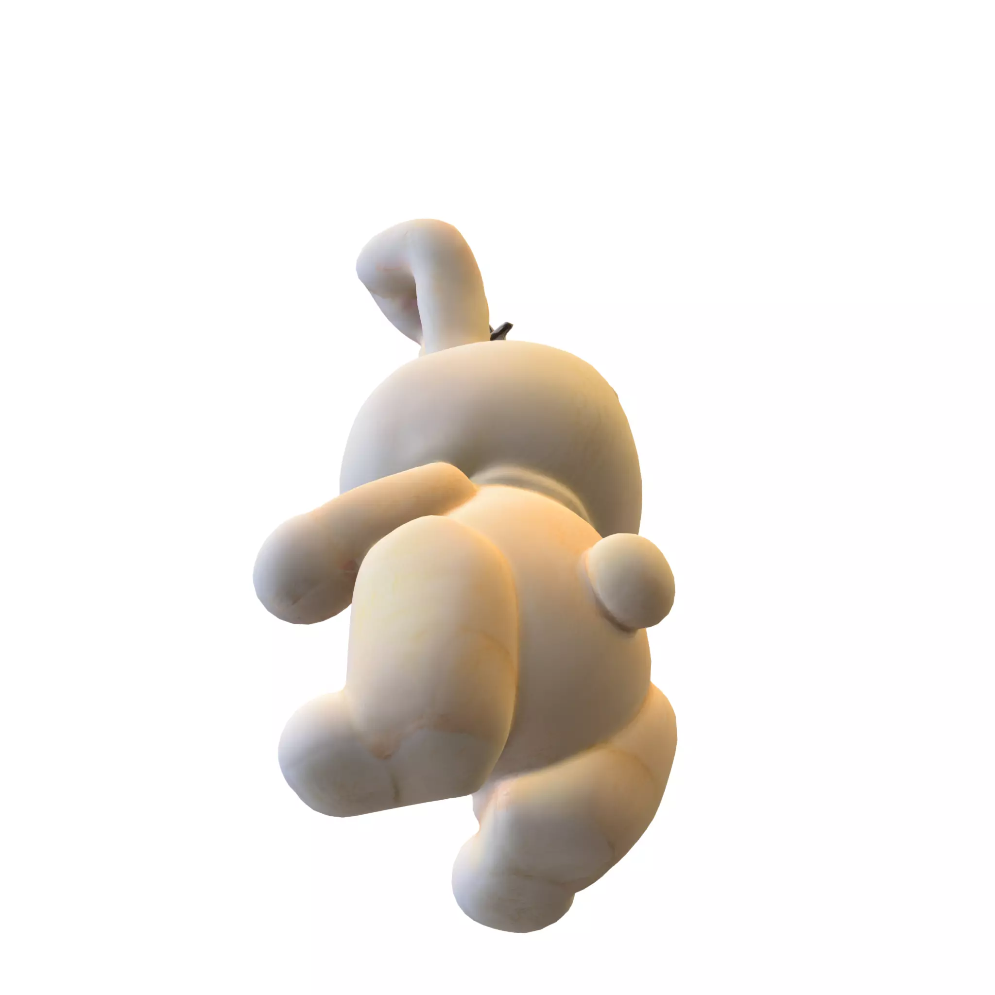 Cute Bunny Model Low-poly 3D model_3