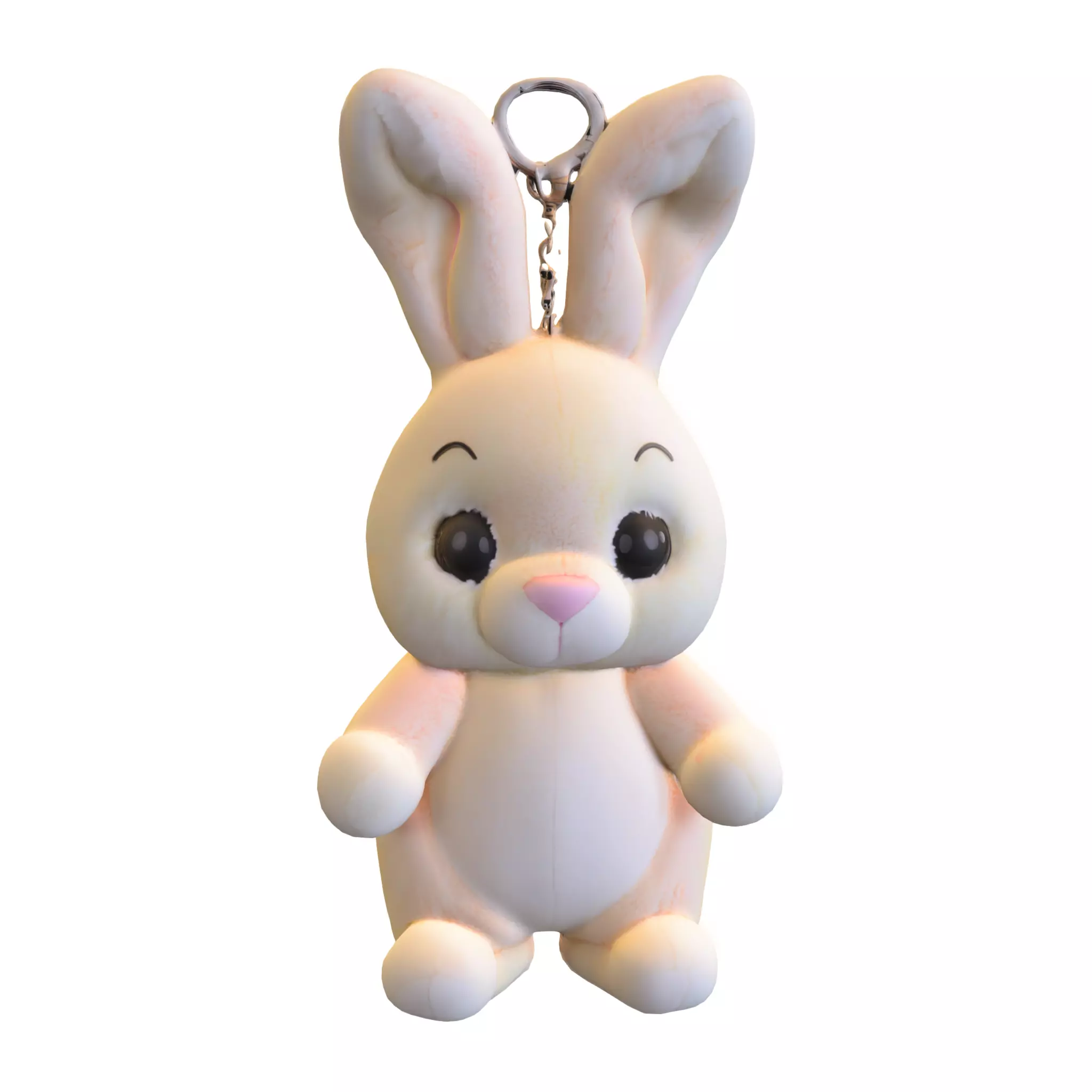 Cute Bunny Model Low-poly 3D model_4