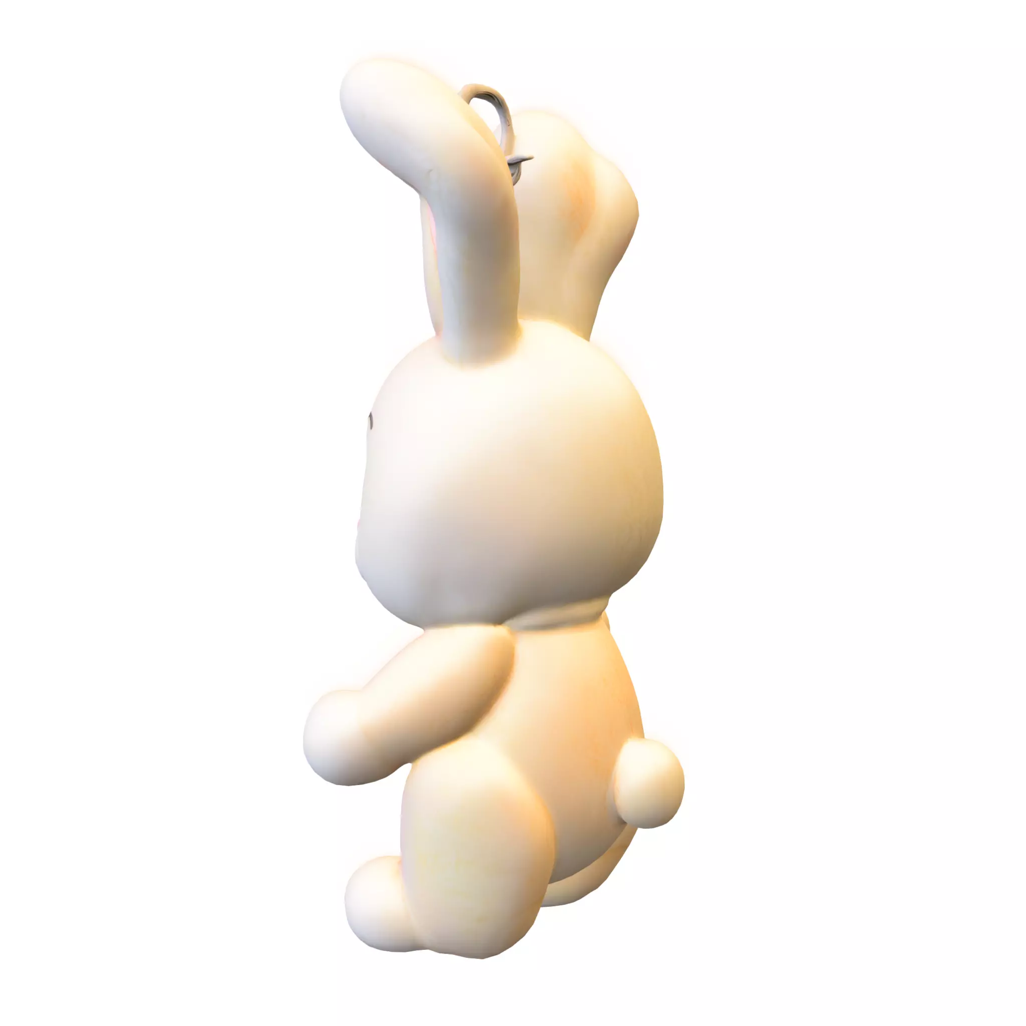 Cute Bunny Model Low-poly 3D model_1