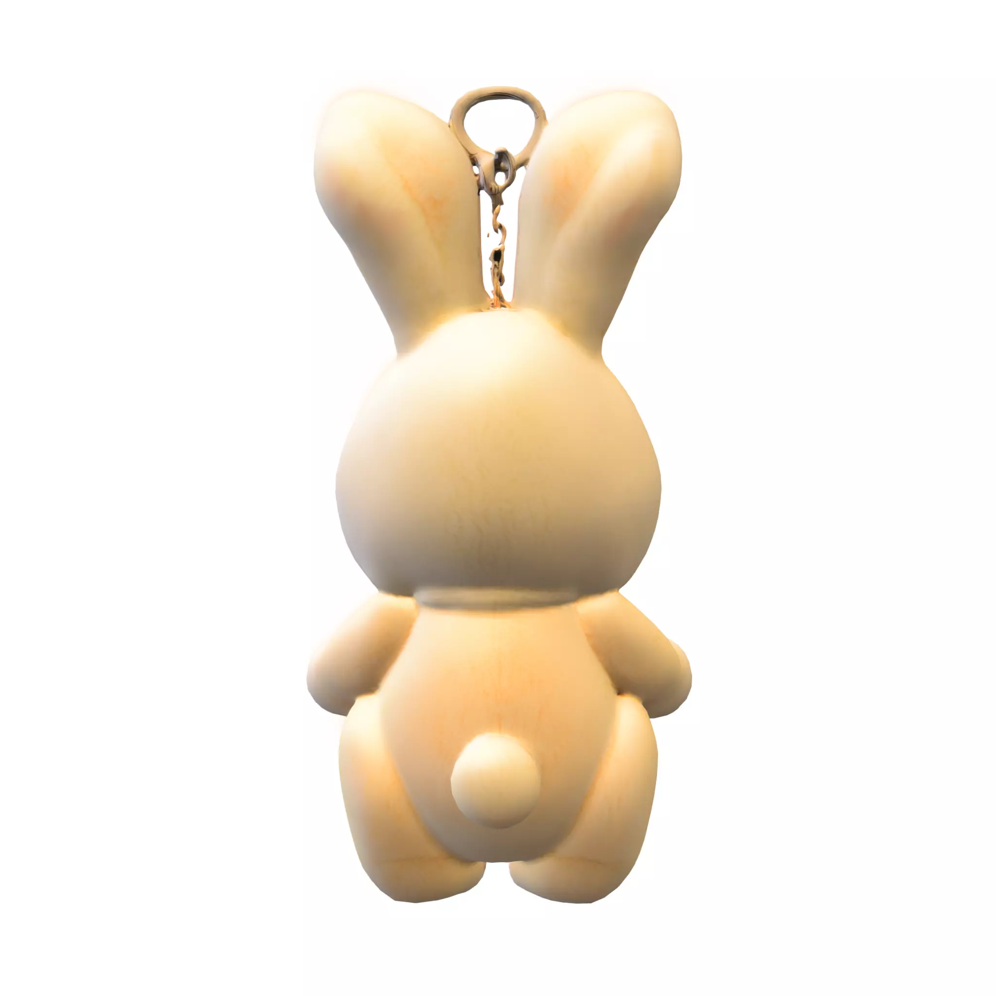 Cute Bunny Model Low-poly 3D model_2