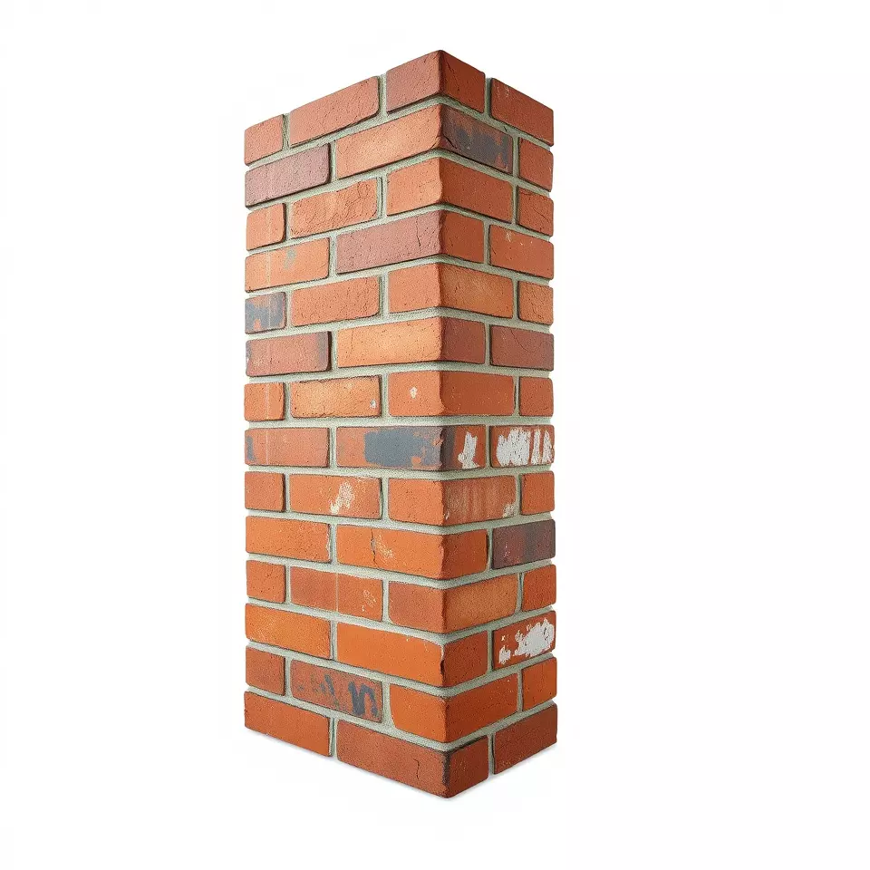 Red Brick Wall model pack Low-poly 3D model_3